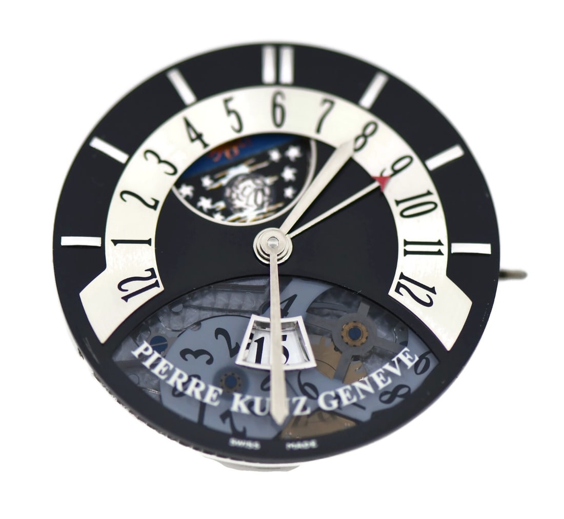 Pierre Kunz Spirit Mechanical Movement 35mm Authentic: Pierre Kunz Spirit Mechanical Movement 35mm Authentic Discover the Pierre Kunz Spirit of Challenge Movement, a premium mechanical (automatic) movement designed for the Spirit model. This pre-owned mov