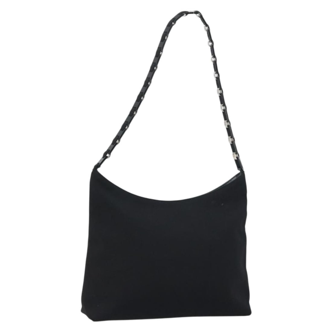 Black Nylon Shoulder Bag Salvatore Ferragamo Vala Italy: Black Nylon Shoulder Bag Salvatore Ferragamo Vala Italy This pre-owned Salvatore Ferragamo Vala shoulder bag in black nylon features a compact design suitable for female use. The bag shows signs of we
