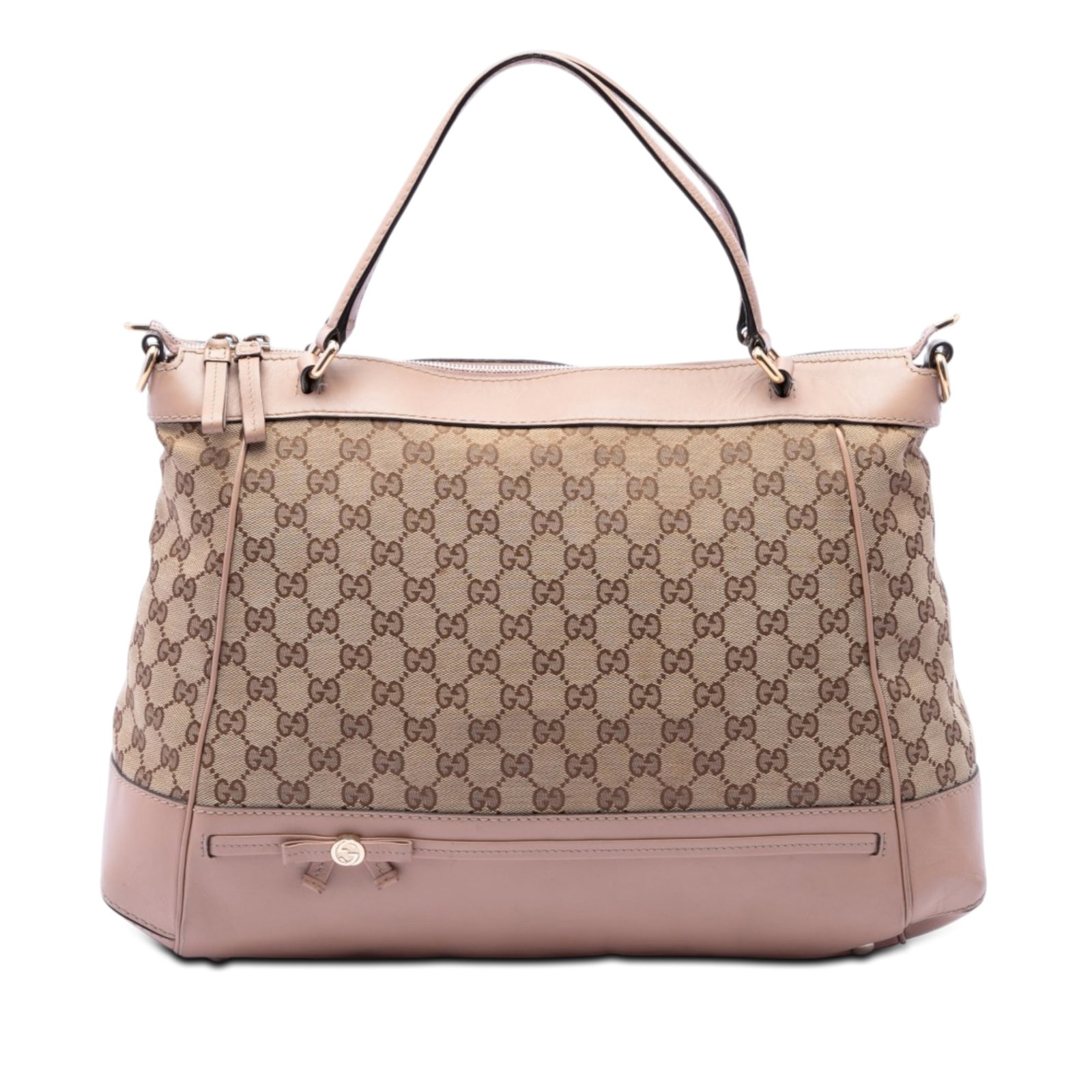 Gucci Mayfair GG Canvas Satchel with Leather Trim (1 of 6)