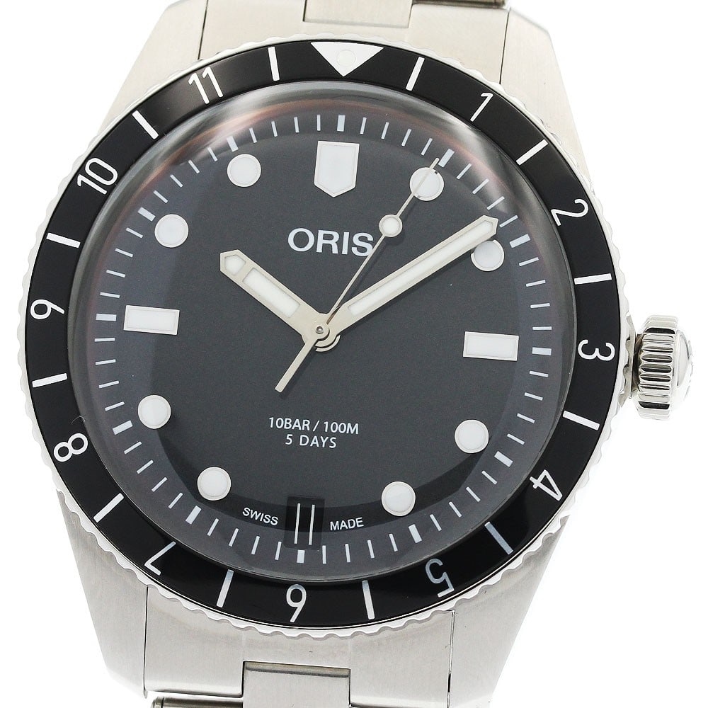 ORIS 7772 4000 Divers Sixty-Five 12H automatic mens date watch (1 of 6)