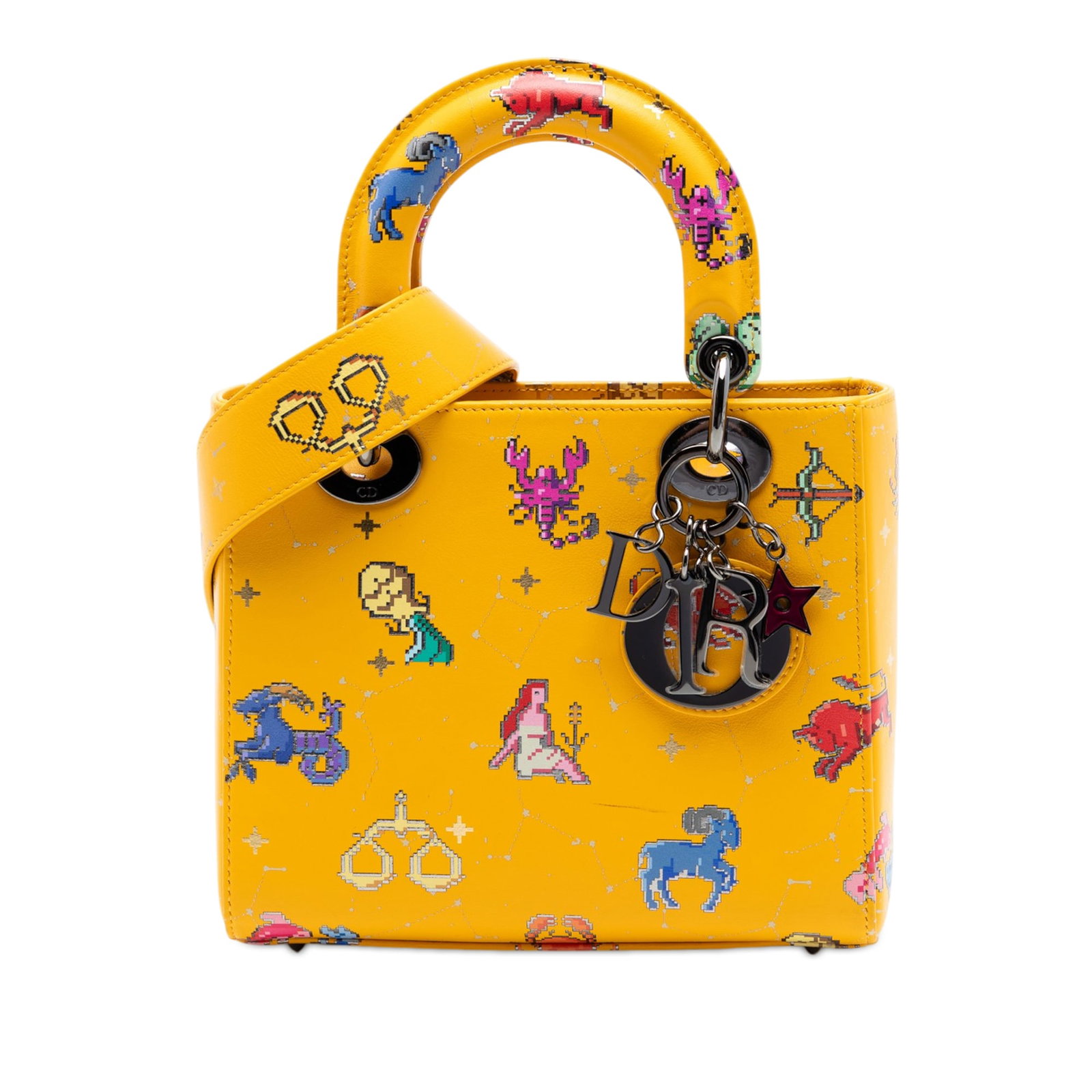 Dior Lady Dior Small Pixel Zodiac calfskin handbag (1 of 6)