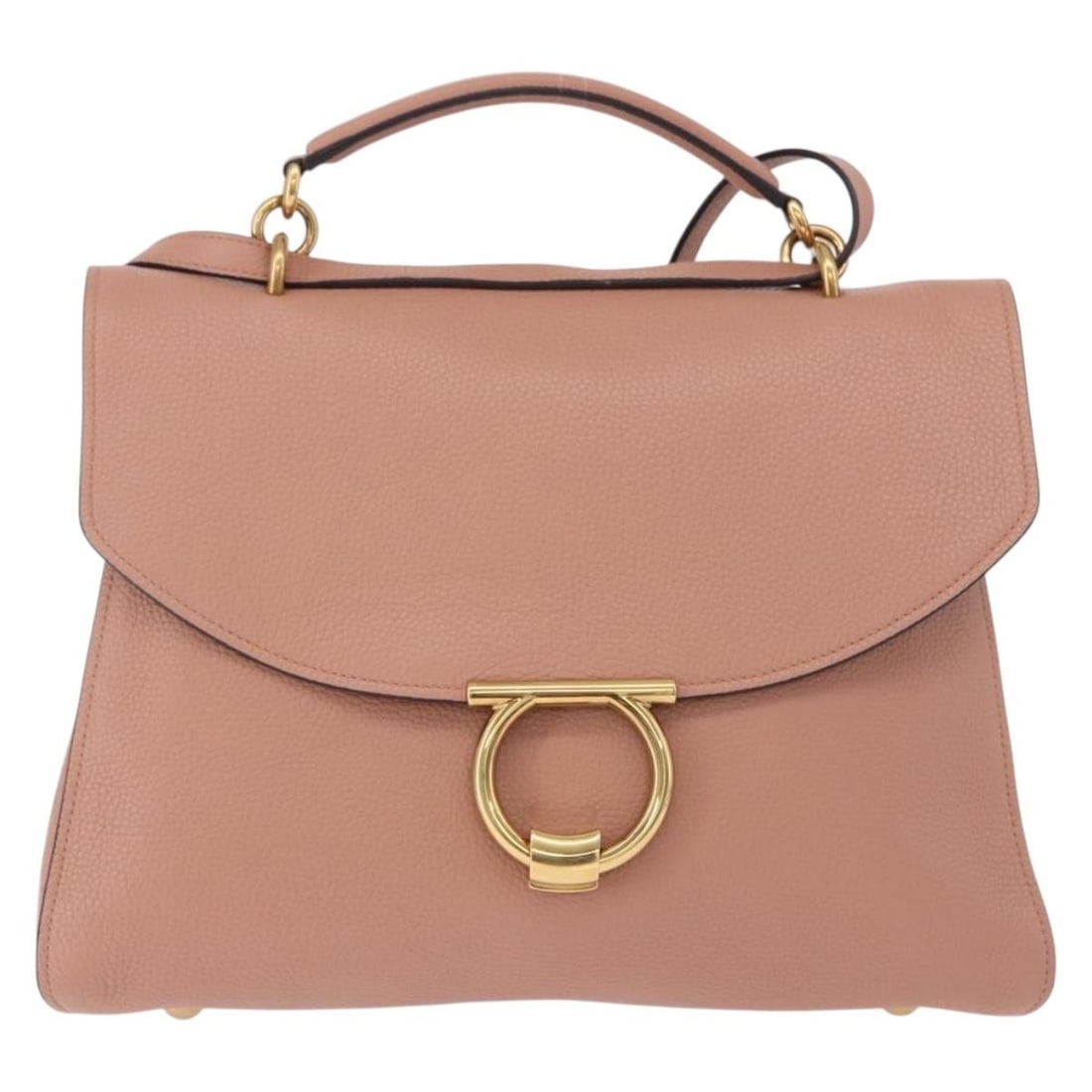 Salvatore Ferragamo Margot leather satchel pink handbag: Salvatore Ferragamo Margot leather satchel pink handbag Salvatore Ferragamo Margot Satchel in pink leather. This handbag is made in Italy and is presented in very good condition, with light