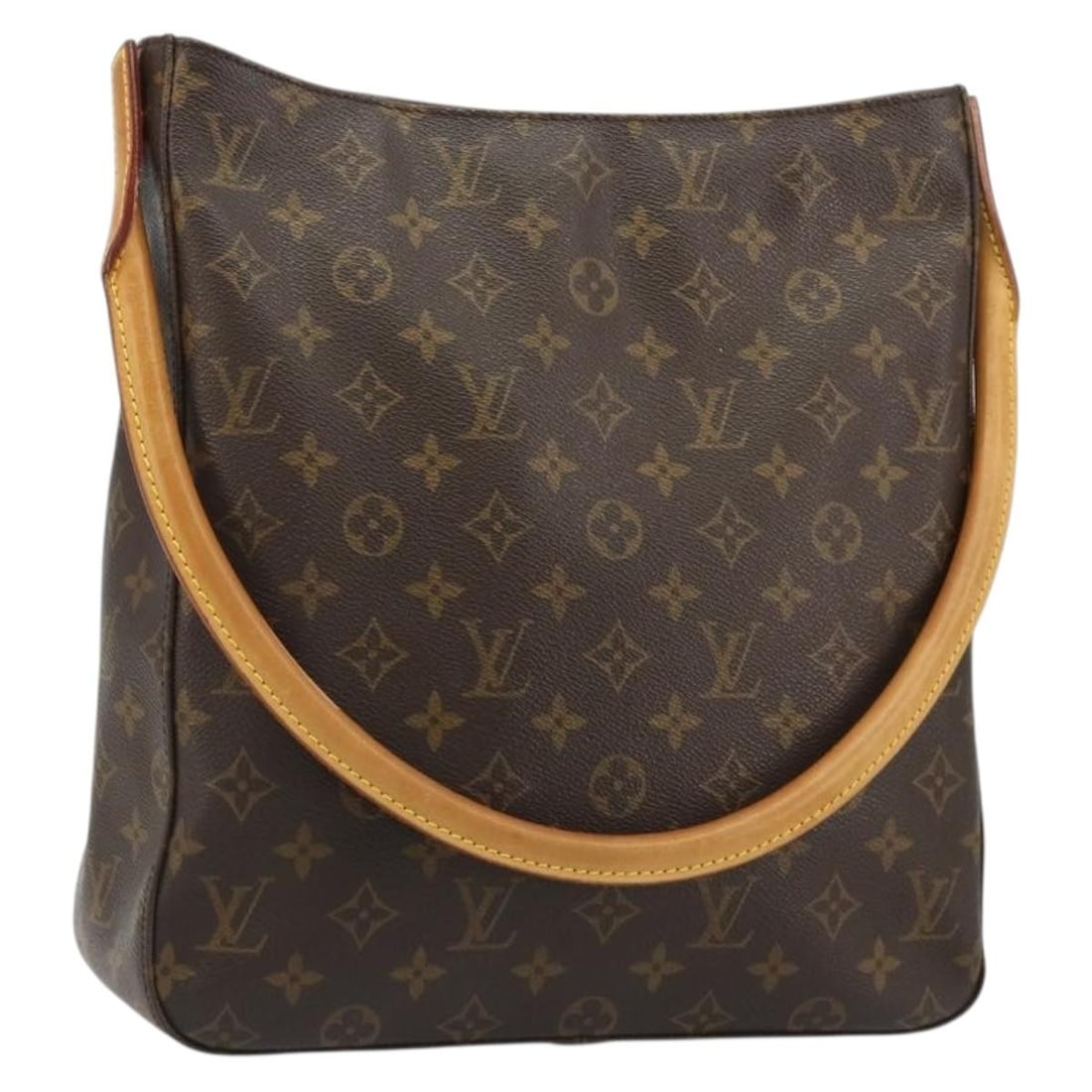 Louis Vuitton M51145 Looping GM Monogram Canvas Shoulder Bag: Louis Vuitton M51145 Looping GM Monogram Canvas Shoulder Bag Louis Vuitton Monogram Looping GM shoulder bag in Monogram canvas. Made in Spain, this women's shoulder bag includes a dust bag. Condition