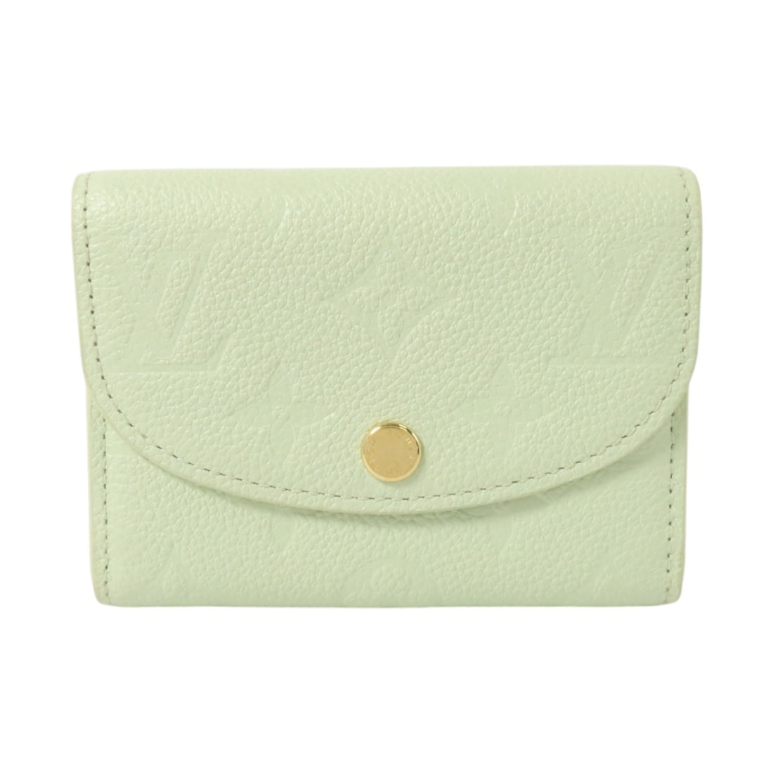 Louis Vuitton Rosali coin purse M25809 green Monogram Empreinte calfskin: Louis Vuitton Rosali coin purse M25809 green Monogram Empreinte calfskin Louis Vuitton Rosali card and coin purse in green Monogram Empreinte calfskin. This women's coin purse features a compact desig