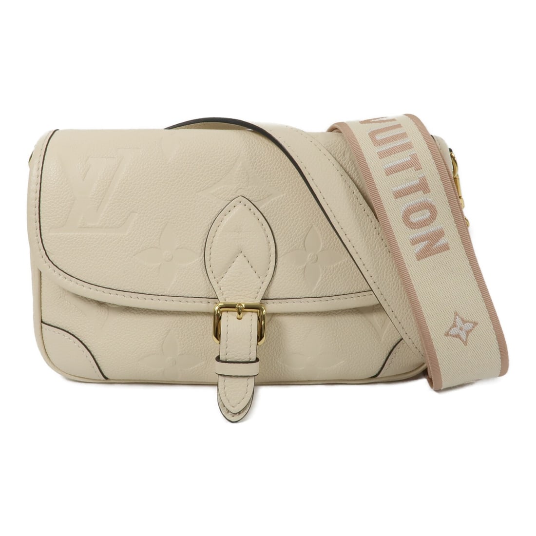 Louis Vuitton Diane M46388 2 Way Shoulder Bag Monogram Empreinte Beige (1 of 13)