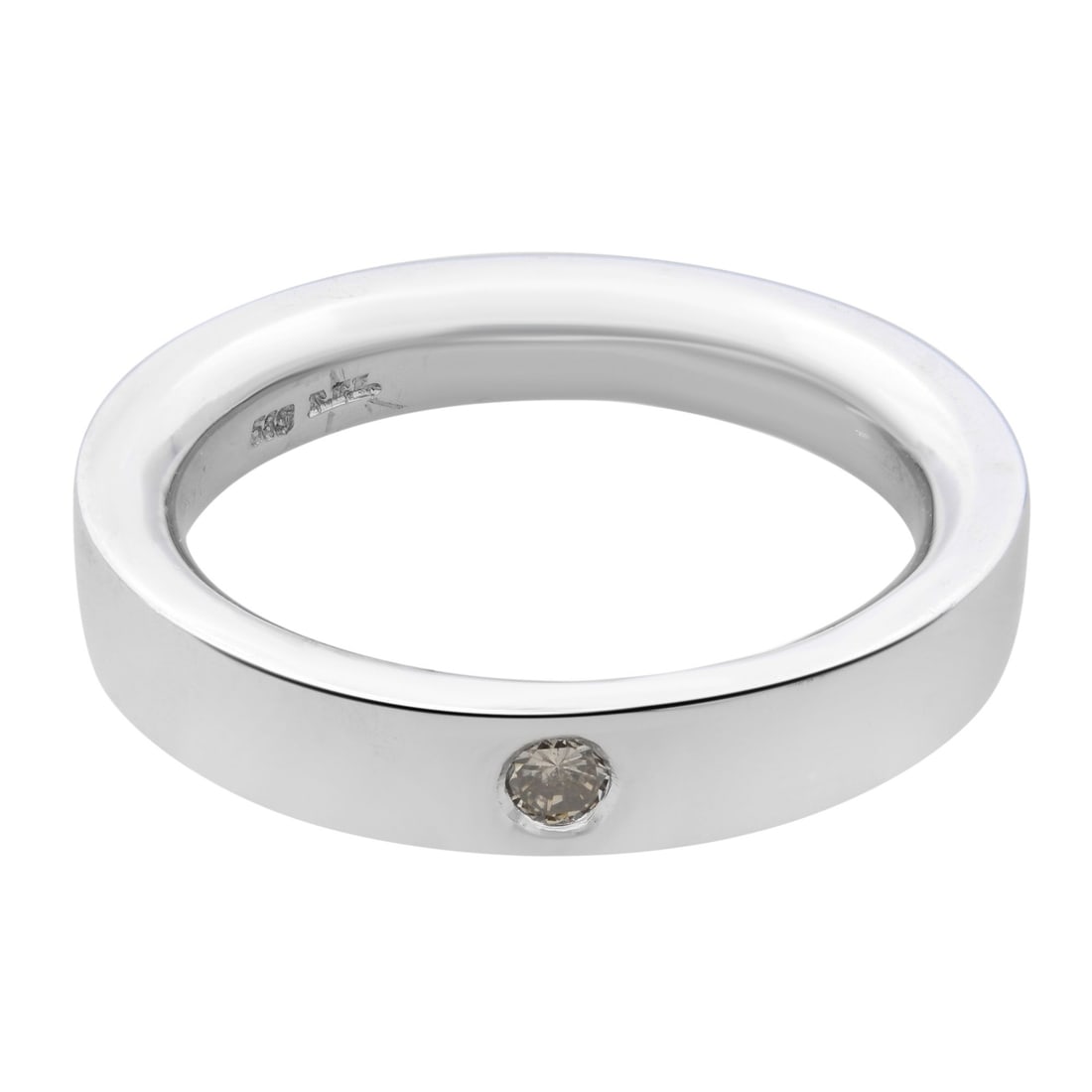 Rachel Koen 14K White Gold Diamond Wedding Band 0.06ct Size 7: Rachel Koen 14K White Gold Diamond Wedding Band 0.06ct Size 7 Elevate your wedding day with this elegant Rachel Koen ladies wedding band, expertly crafted from 14K white gold. This classic band featur