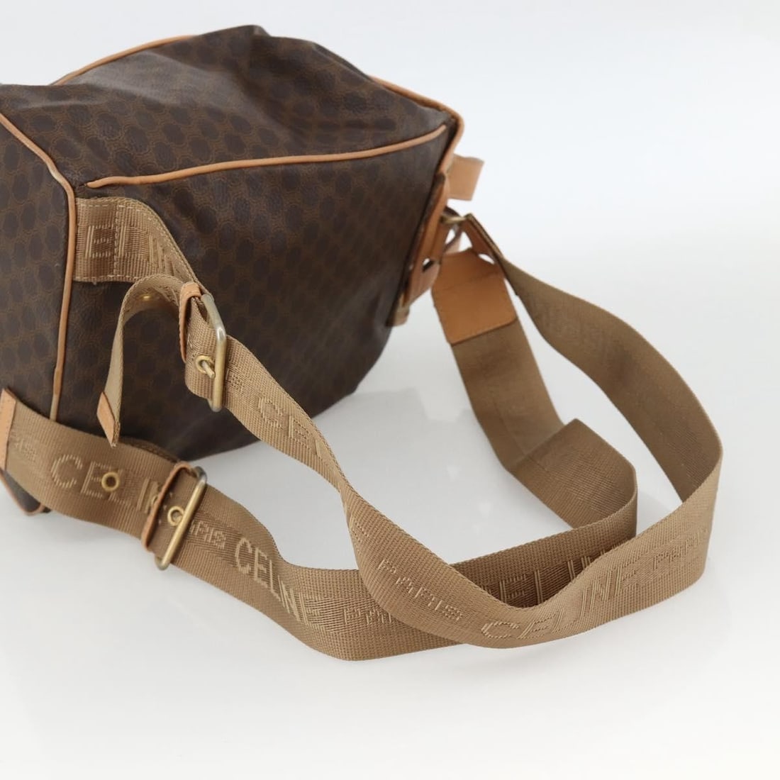 Celine Macadam coated canvas drawstring flap backpack - 14