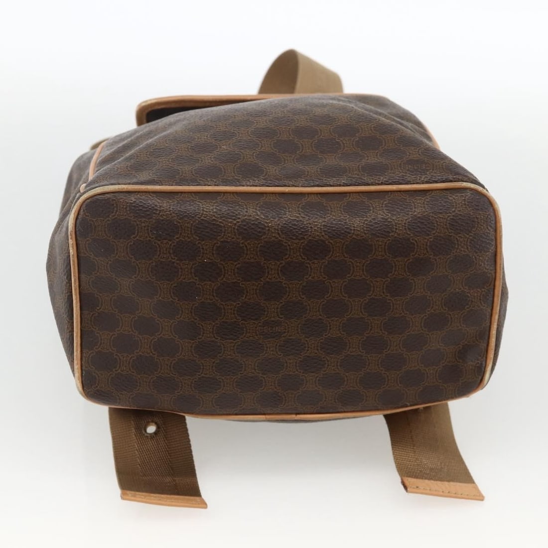 Celine Macadam coated canvas drawstring flap backpack - 16