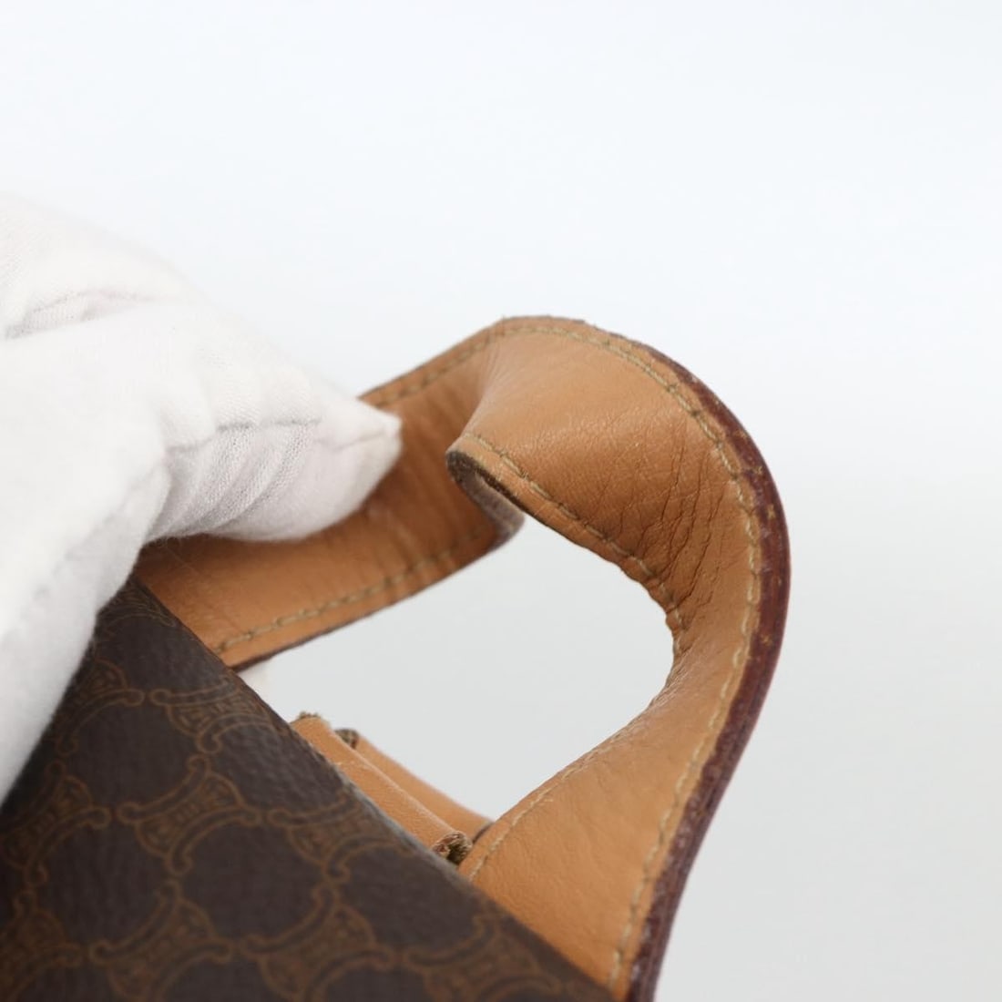 Celine Macadam coated canvas drawstring flap backpack - 7