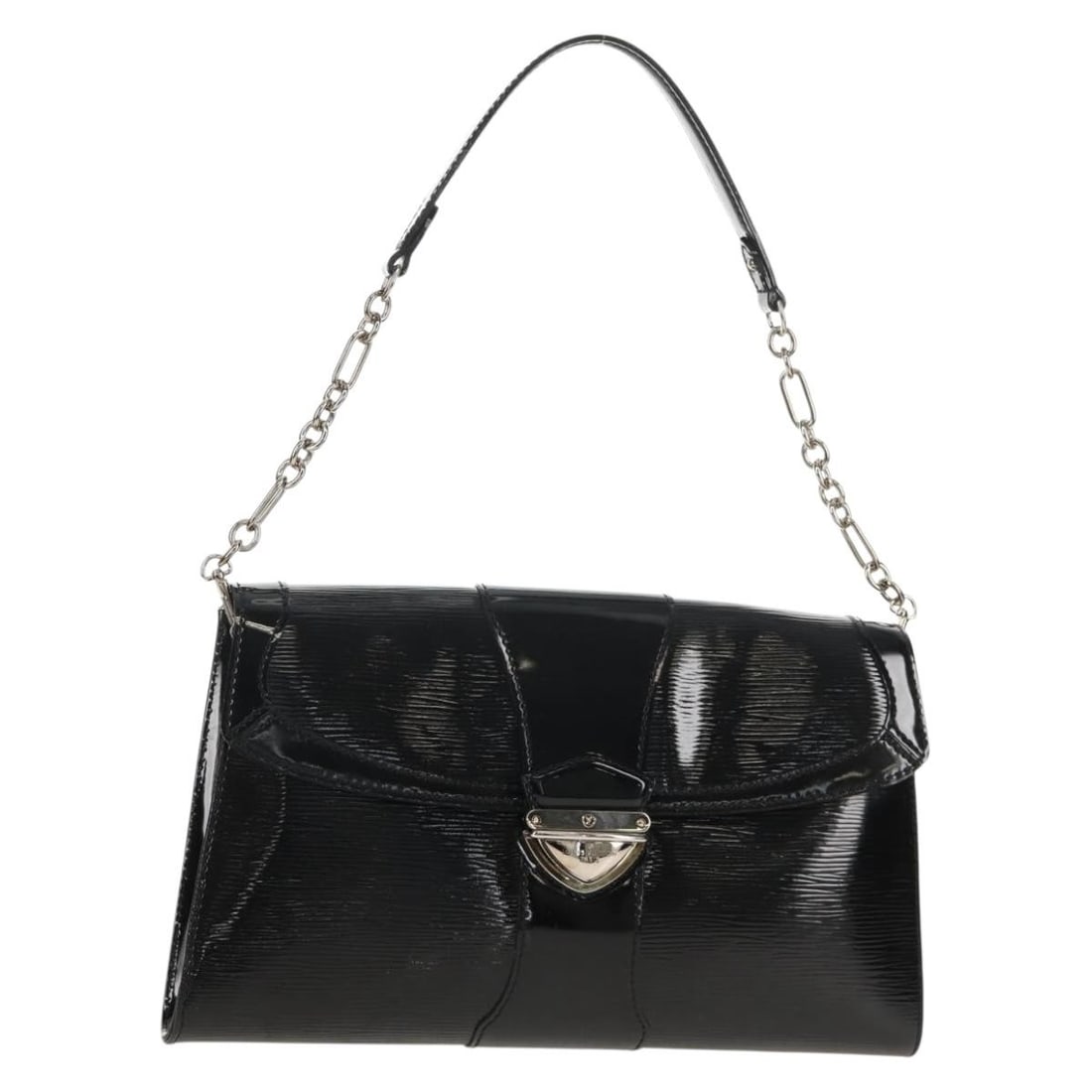 Louis Vuitton M4027N Epi Leather Shoulder Bag Noir Electric: Louis Vuitton M4027N Epi Leather Shoulder Bag Noir Electric Louis Vuitton Jena Pochette shoulder bag in Noir Electric Epi leather. This women's bag includes a dust bag and is made in France.
