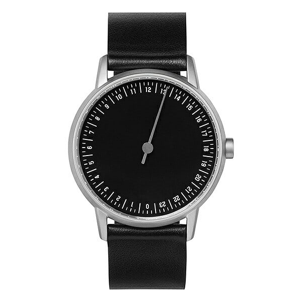 Slow Watches Slow Round 02 Unisex Wristwatch Black Dial Quartz: Slow Watches Slow Round 02 Unisex Wristwatch Black Dial Quartz Pre-owned Slow Watches Slow Round 02 unisex wristwatch with a minimalist modern design and a distinctive 24-hour display. This model feat