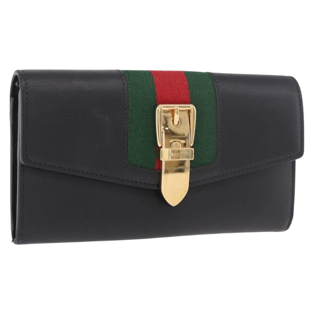 GUCCI 476084 leather long wallet black red green Italy: GUCCI 476084 leather long wallet black red green Italy Gucci long wallet in leather with a black, red, and green colorway. Made in Italy, this women's wallet is identified with product line 476084 and