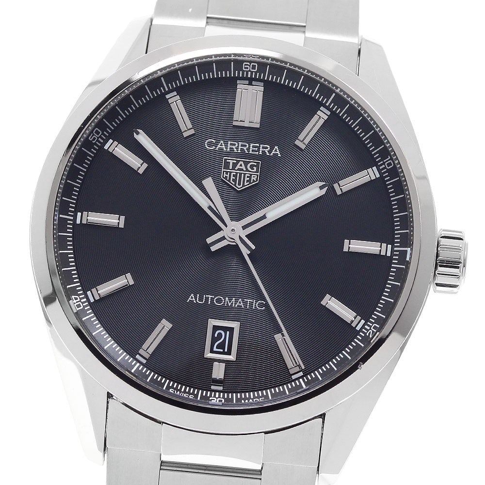 TAG Heuer Carrera Calibre 5 automatic date mens wristwatch WBN2110 (1 of 5)