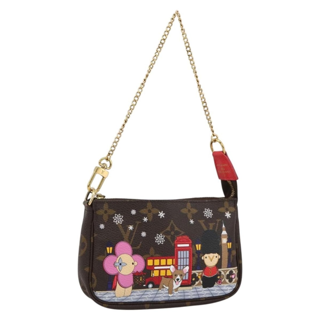Louis Vuitton M80863 Vivienne Mini Pochette Accessoires Monogram Canvas: Louis Vuitton M80863 Vivienne Mini Pochette Accessoires Monogram Canvas Louis Vuitton Vivienne Mini Pochette Accessoires in Monogram canvas. This women's accessory pouch is made in France and includes