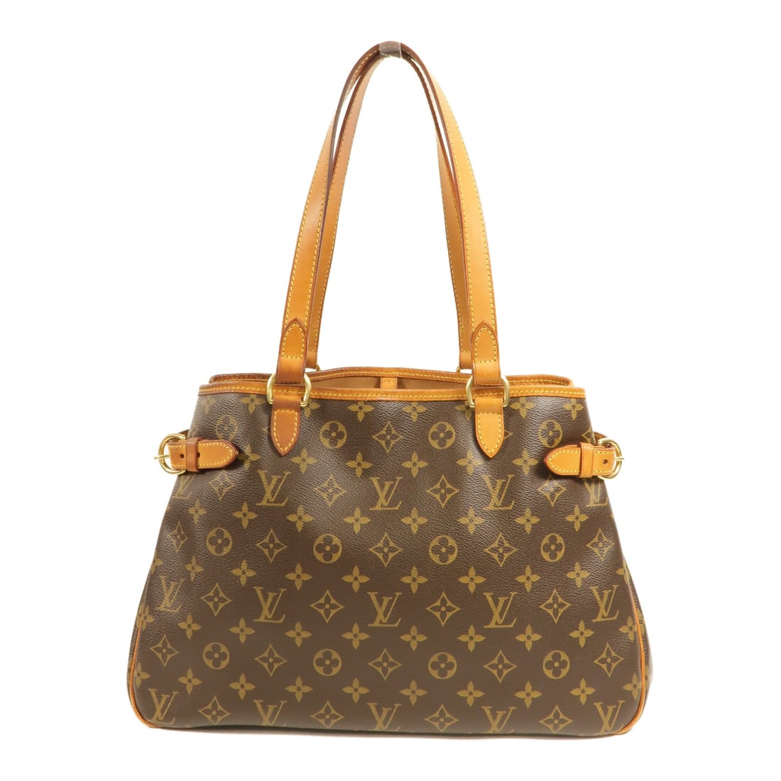 Louis Vuitton Batignolles Horizontal Monogram Shoulder Bag M51154: Louis Vuitton Batignolles Horizontal Monogram Shoulder Bag M51154 Louis Vuitton Batignolles Horizontal shoulder bag in brown Monogram PVC coated canvas. This women's shoulder bag features a structured