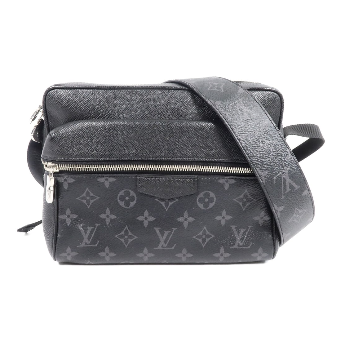 Louis Vuitton M30233 Outdoor Messenger Bag Monogram Eclipse Taiga Black (1 of 15)