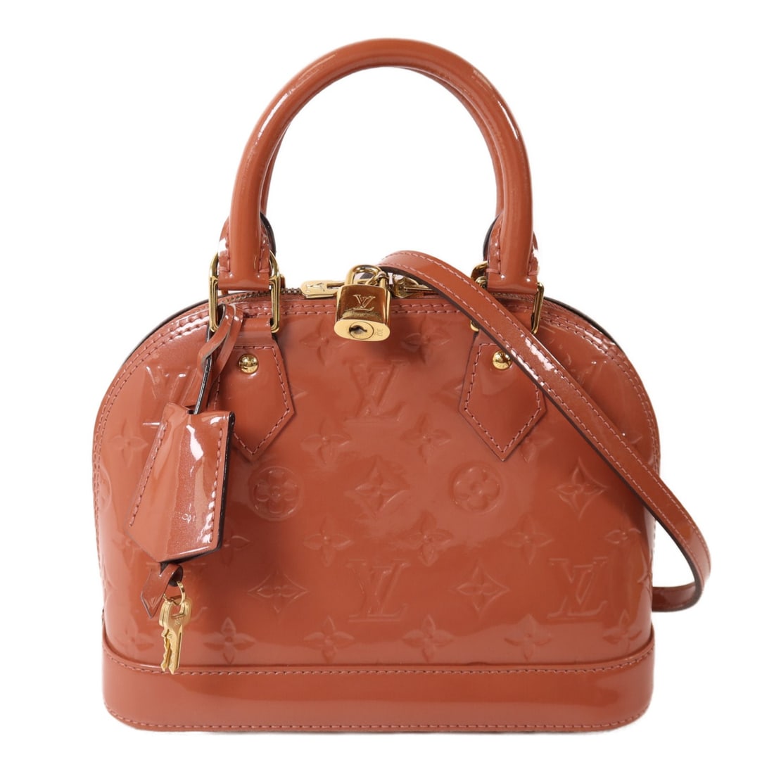 Louis Vuitton Alma BB M94769 2 Way Bag Monogram Vernis Pink: Louis Vuitton Alma BB M94769 2 Way Bag Monogram Vernis Pink Louis Vuitton Alma BB 2 Way Shoulder Bag in Monogram Vernis Rose Velours. This women's bag is made from patent leather and features a pink e