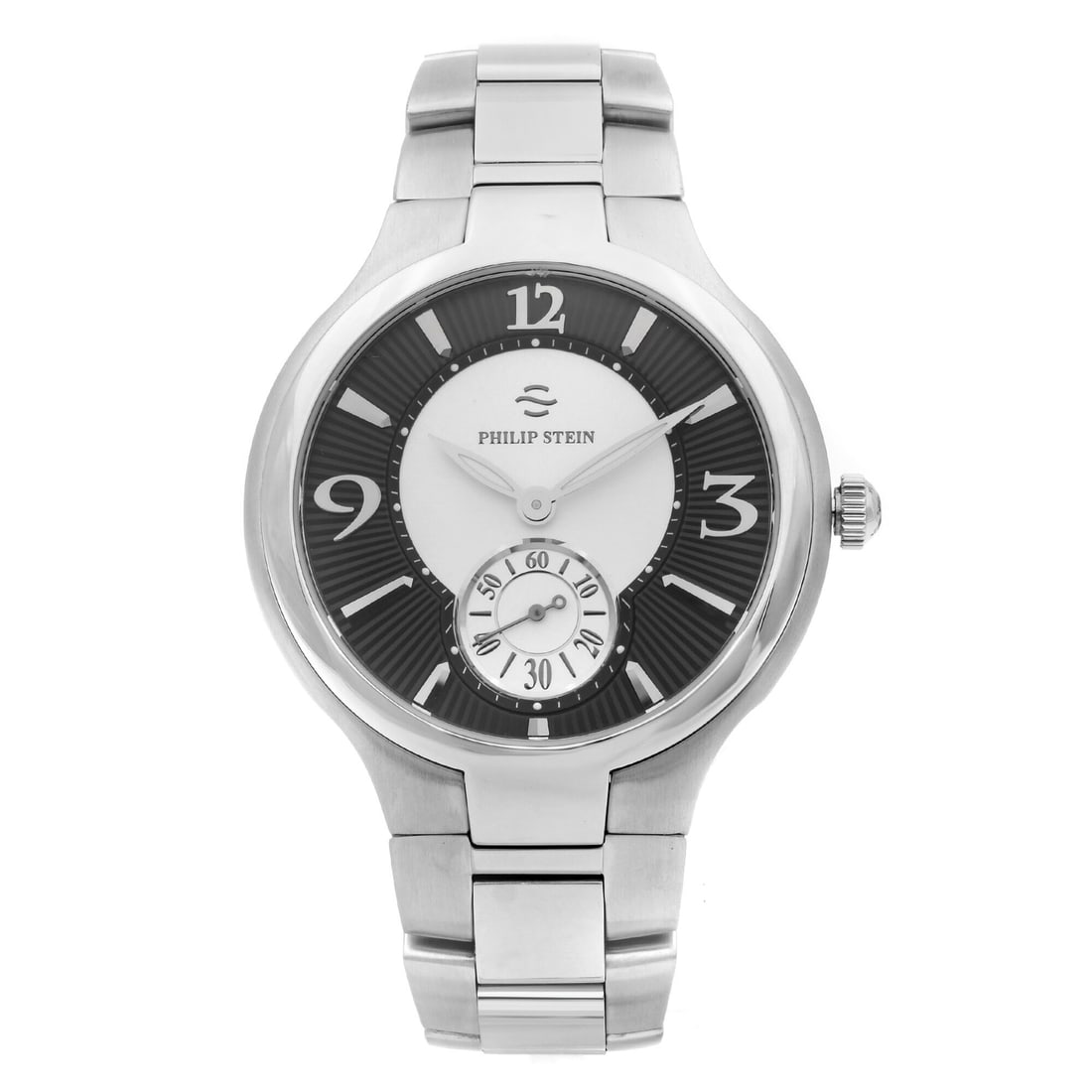 Philip Stein Signature Steel Quartz Men's Watch 43-MBW-SS with Authenticity Card (1 of 6)