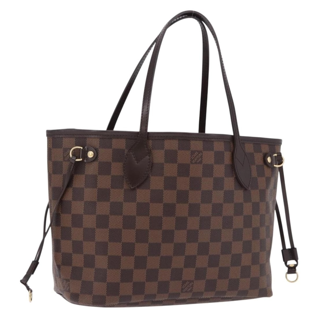 Louis Vuitton Neverfull PM Damier Ebene Canvas Tote N51109: Louis Vuitton Neverfull PM Damier Ebene Canvas Tote N51109 Louis Vuitton Neverfull PM tote bag in Damier Ebene canvas. This women's tote is made in France and includes a dust bag. Condition is ranked 