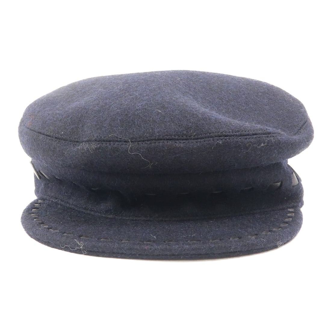 Hermes Saint Malo Blue Wool Hat Size 57 (1 of 10)