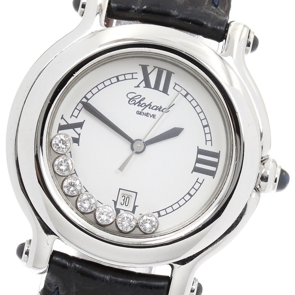 Chopard Happy Sport 27 8238 23 womens quartz watch 7 diamonds (1 of 6)