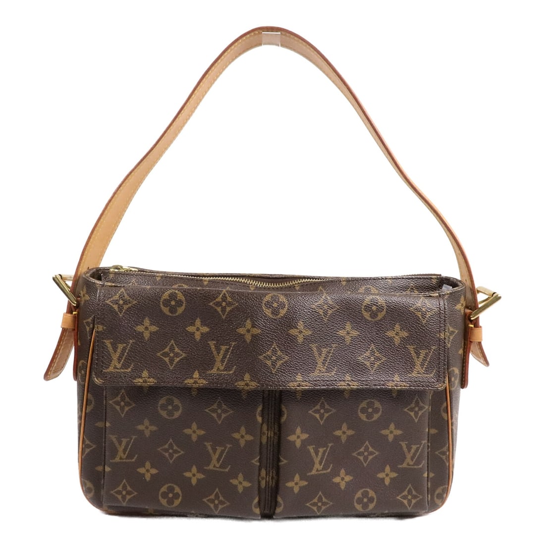 Louis Vuitton Viva Cite GM Monogram Shoulder Bag M51163 Brown (1 of 18)