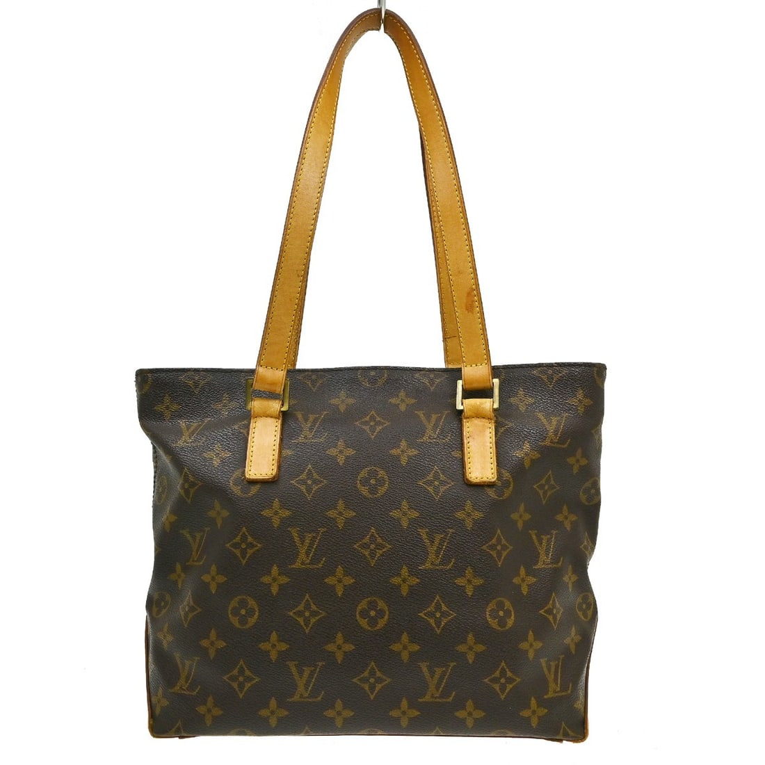 Louis Vuitton Cabas Piano Monogram Canvas Tote M51148: Louis Vuitton Cabas Piano Monogram Canvas Tote M51148 A vintage Louis Vuitton Cabas Piano hand tote bag in Monogram canvas and leather, made in France. It features a zip closure, double handles, inner