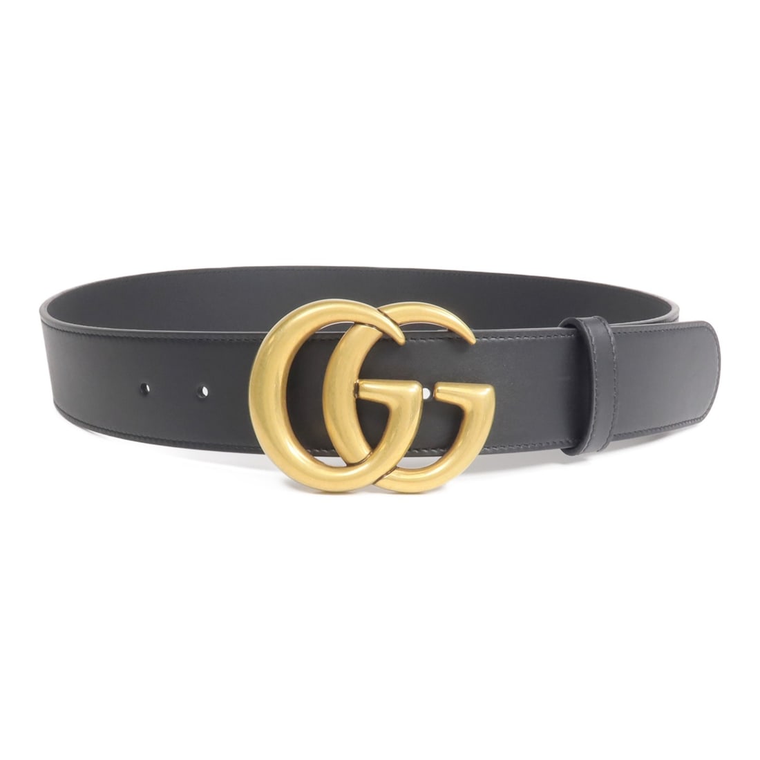 Gucci GG Marmont Men's Belt Black Calfskin Size 80: Gucci GG Marmont Men's Belt Black Calfskin Size 80 A Gucci GG Marmont belt in black calfskin leather, designed in a regular men's size 80. It is identified by model number 397660 AP00T 1000 and is des