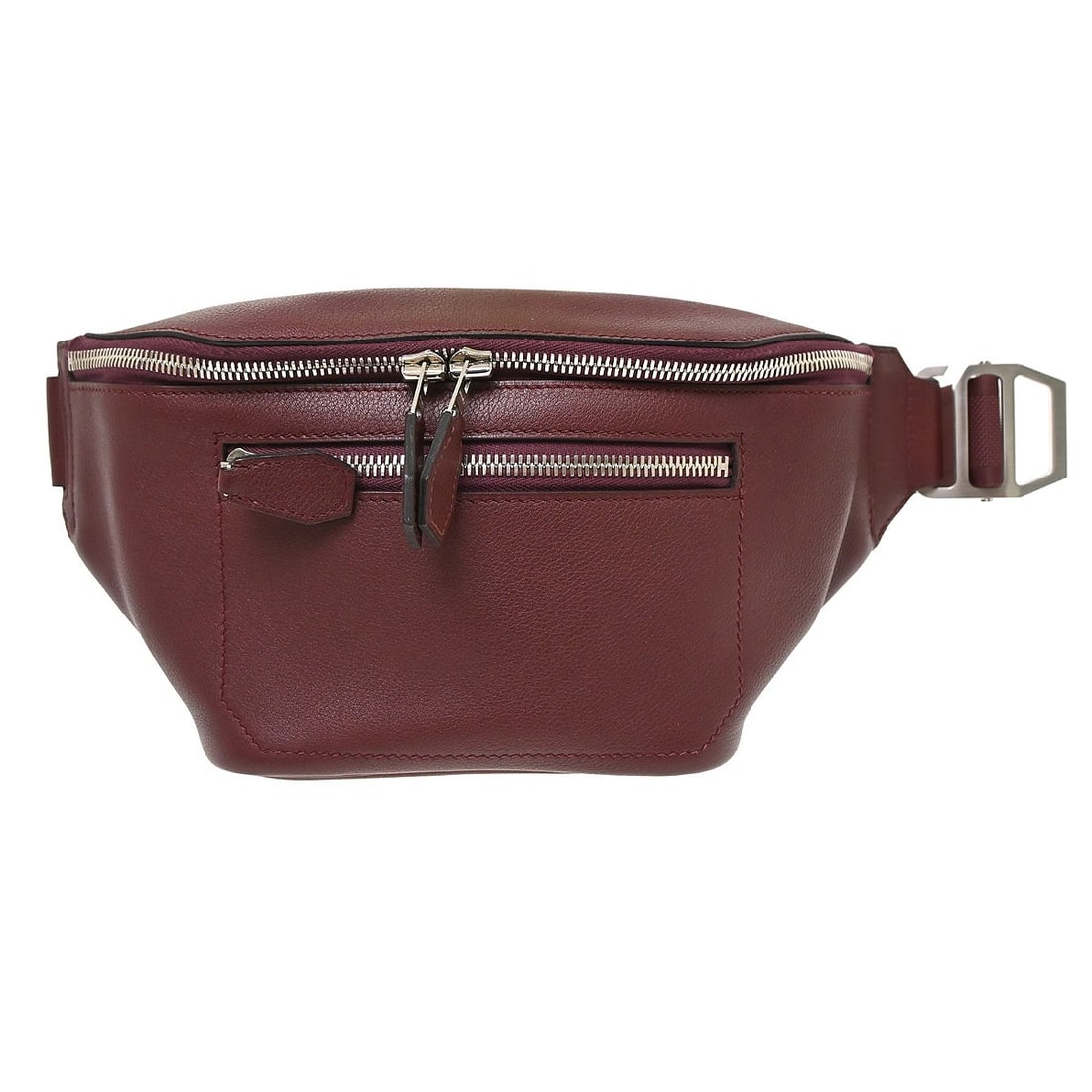 Hermes Cityslide leather belt bag in burgundy (1 of 9)