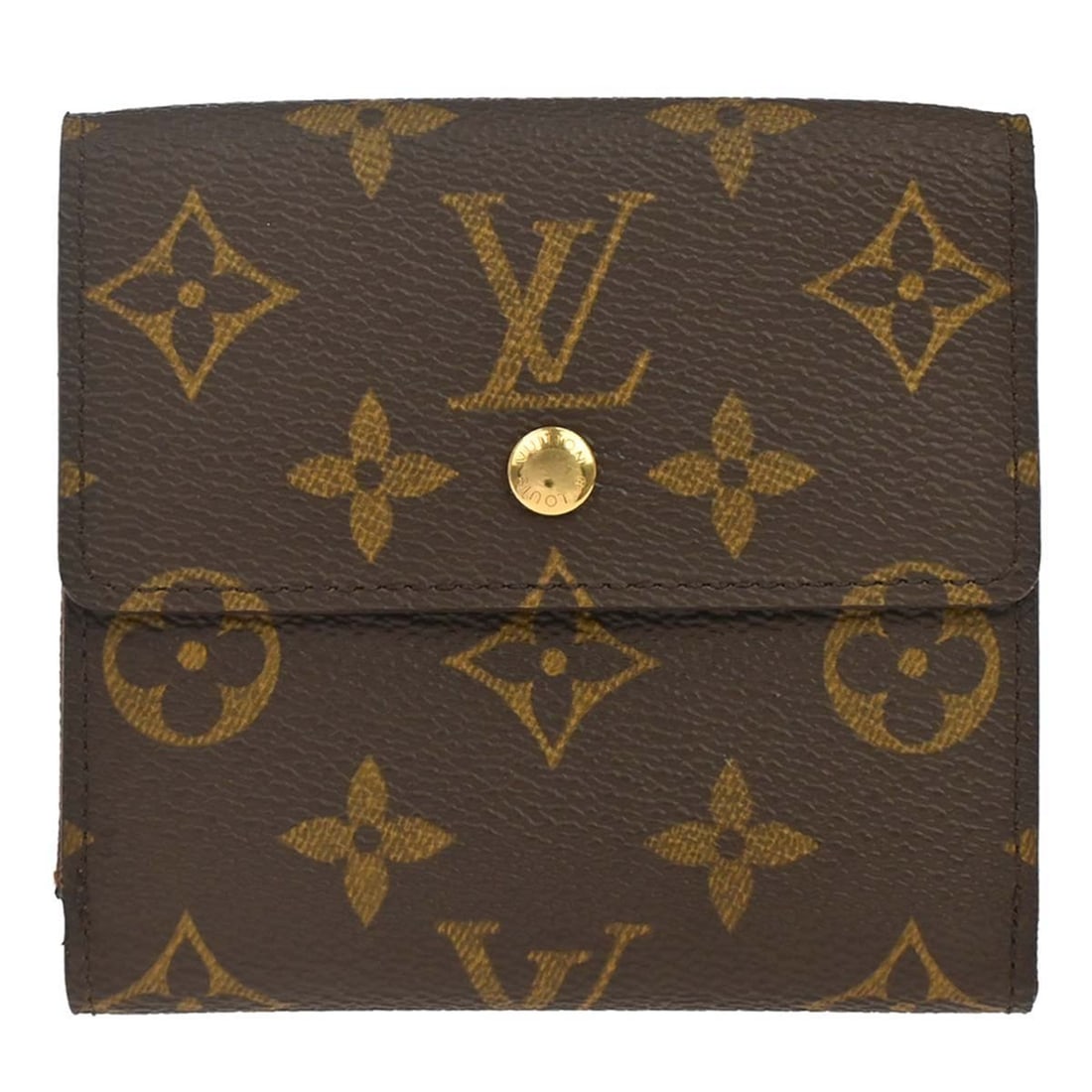 Louis Vuitton M61652 Porte Monnaie Billet Cartes Credit Monogram Wallet: Louis Vuitton M61652 Porte Monnaie Billet Cartes Credit Monogram Wallet Louis Vuitton Porte Monnaie Billet Cartes Credit Wallet in brown Monogram Canvas with a folding design. It features an outside c