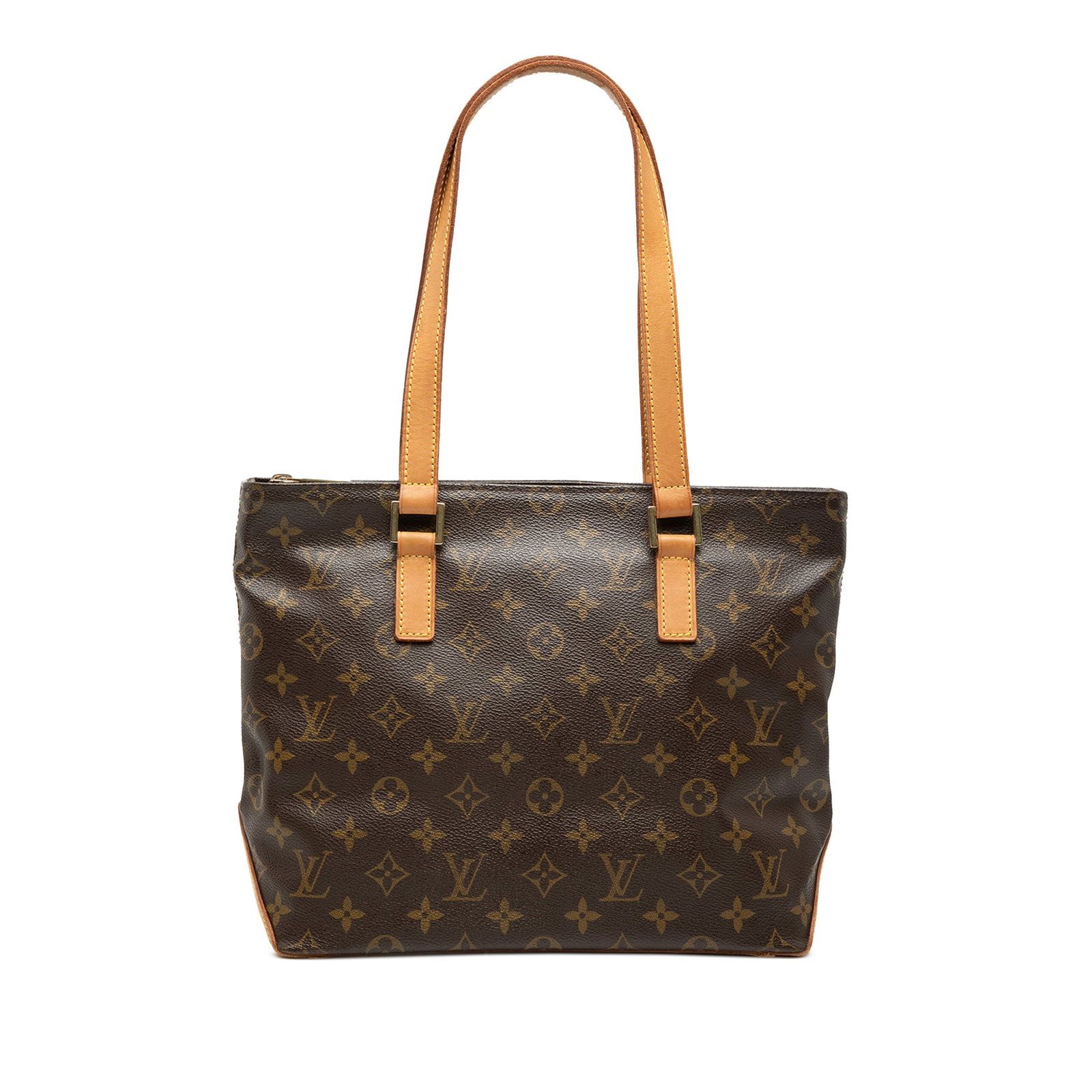 Louis Vuitton Cabas Piano Monogram Canvas Tote: Louis Vuitton Cabas Piano Monogram Canvas Tote The Louis Vuitton Monogram Cabas Piano is a classic handbag crafted from the brand's signature monogram canvas with flat vachetta leather straps. It feat