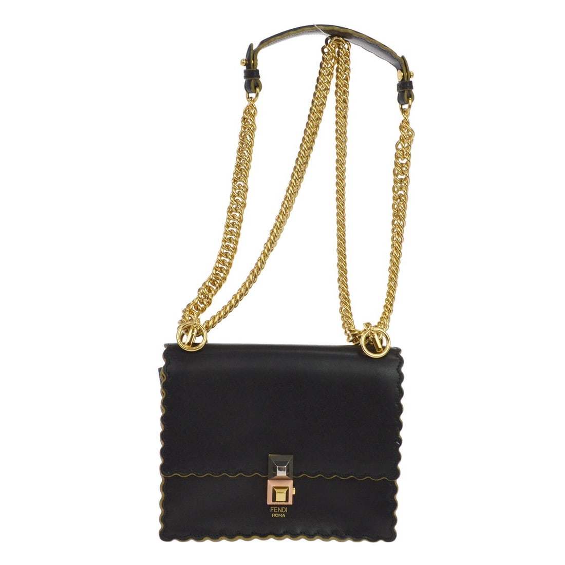 Fendi Kan I black leather handbag (1 of 5)