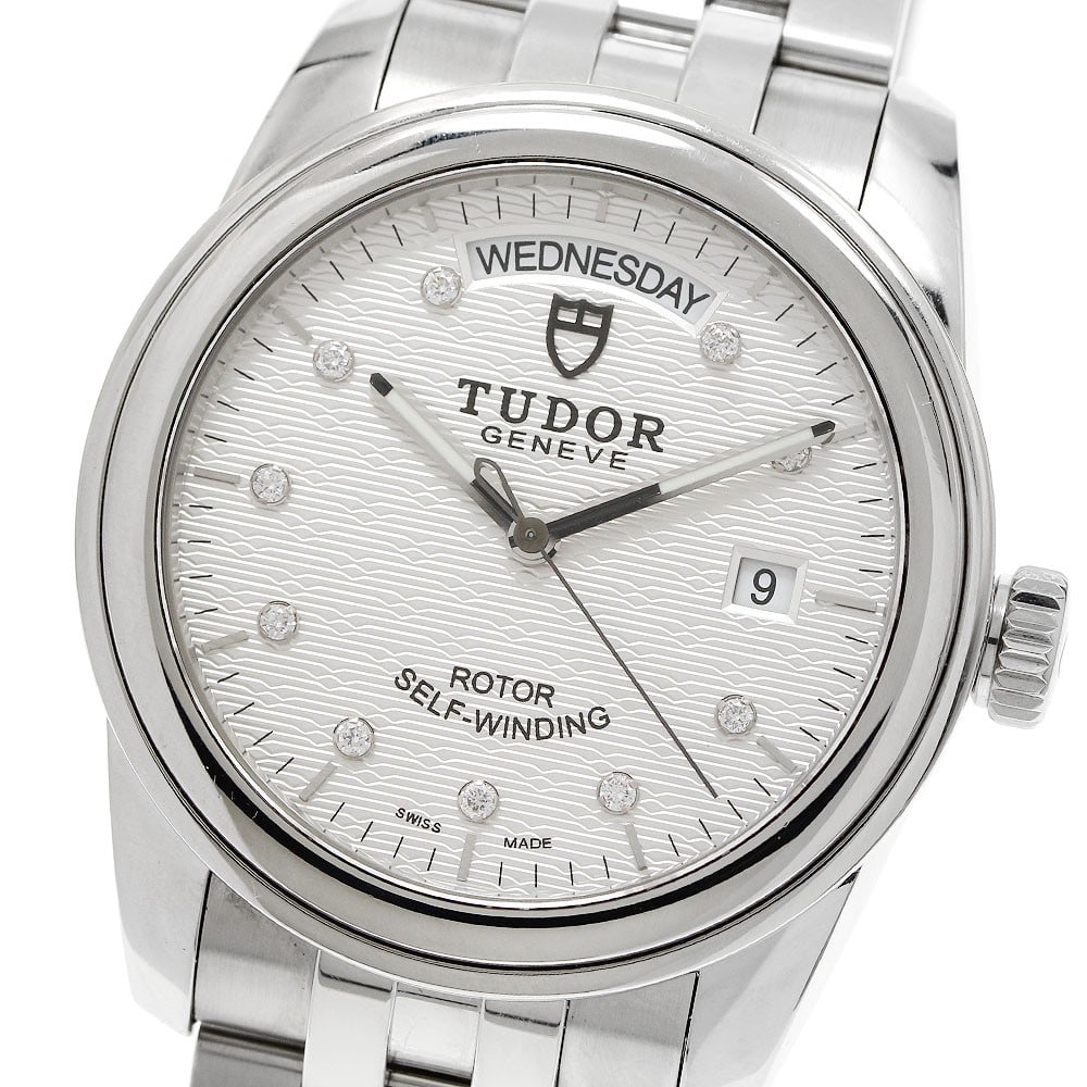 TUDOR Glamour Date-Day Ref 56000 Automatic Steel Mens Wristwatch (1 of 6)