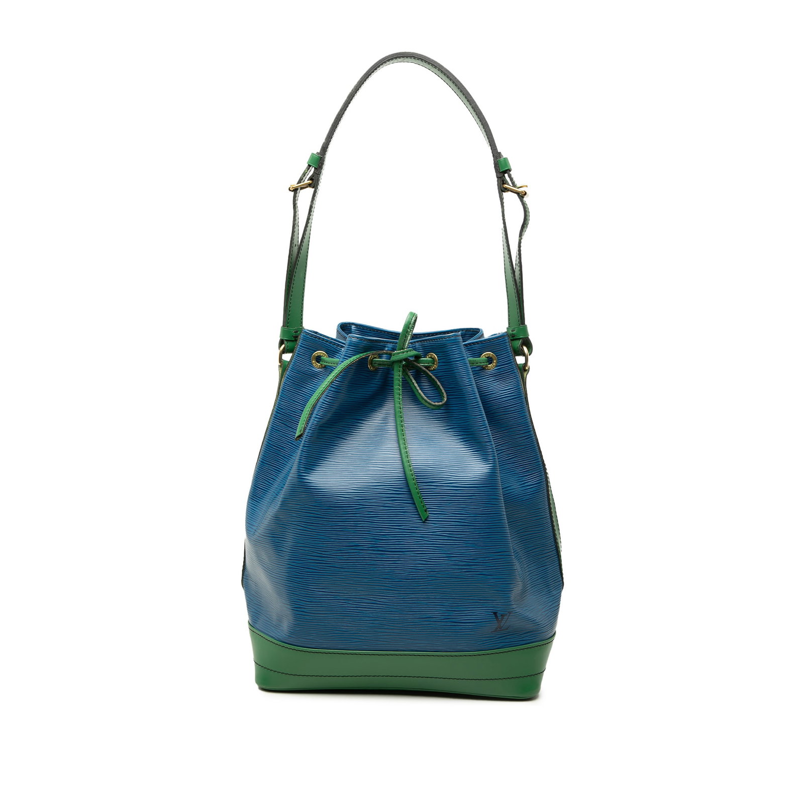 Louis Vuitton Noe GM Epi Leather Drawstring Bag Blue (1 of 6)