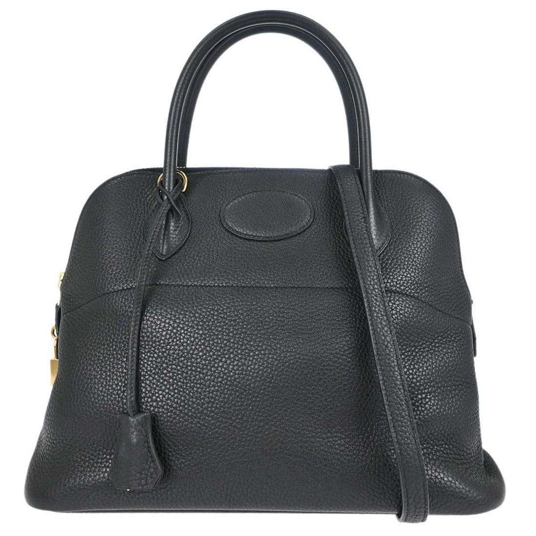 Hermes Bolide 31 Black Taurillon Clemence 2way Satchel Bag (1 of 15)
