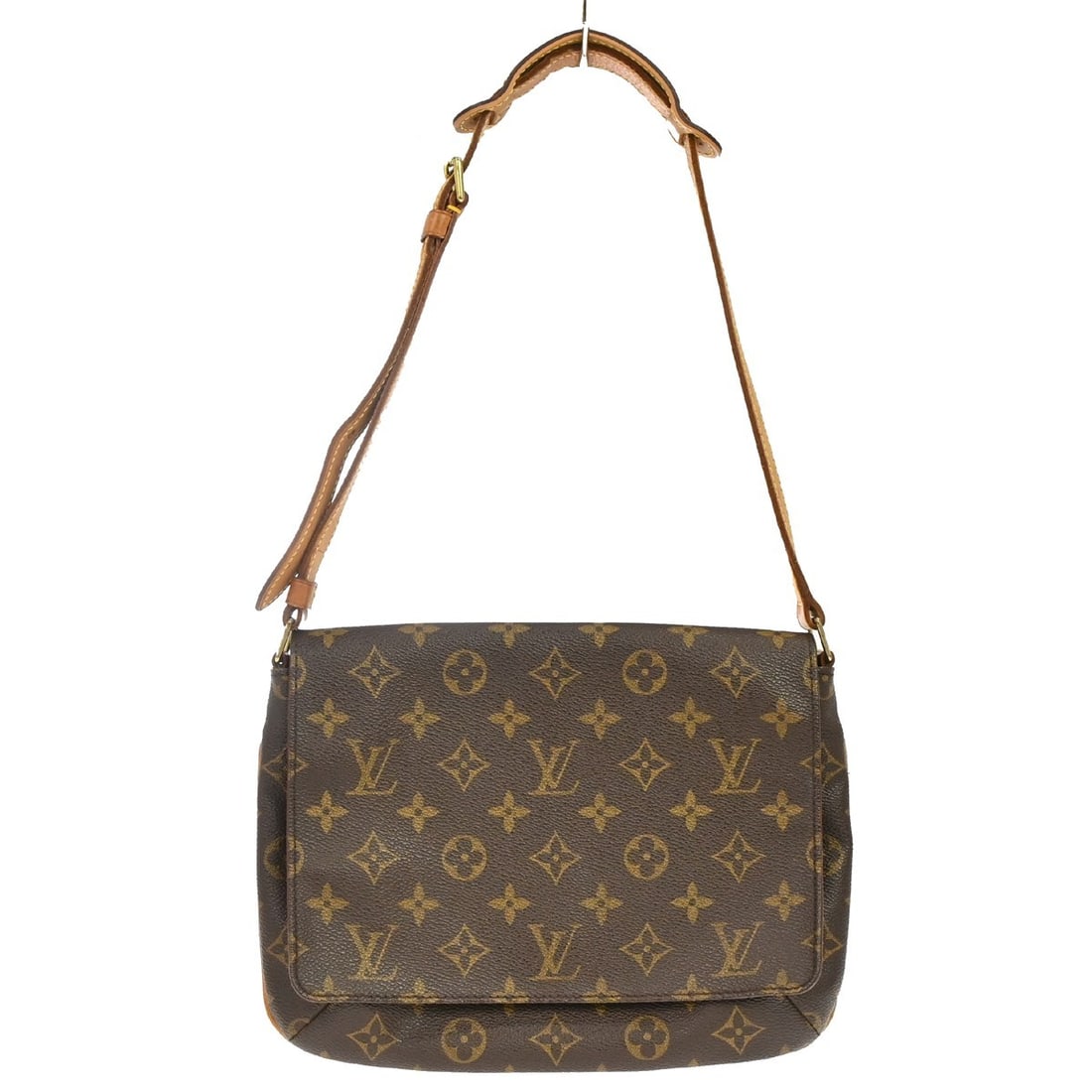 Louis Vuitton Musette Tango Brown Monogram Canvas Shoulder Bag: Louis Vuitton Musette Tango Brown Monogram Canvas Shoulder Bag Louis Vuitton Musette Tango shoulder bag in brown monogram canvas, made in France. The bag has leather trim and a shoulder strap, and is 