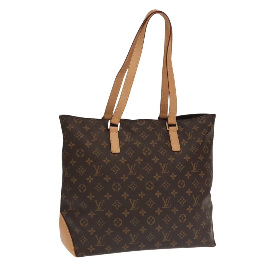 Louis Vuitton M51151 Cabas Mezzo Monogram Canvas Tote: Louis Vuitton M51151 Cabas Mezzo Monogram Canvas Tote Louis Vuitton Cabas Mezzo tote bag in Monogram canvas, made in France. This women's tote includes a dust bag and features a spacious silhouette wi