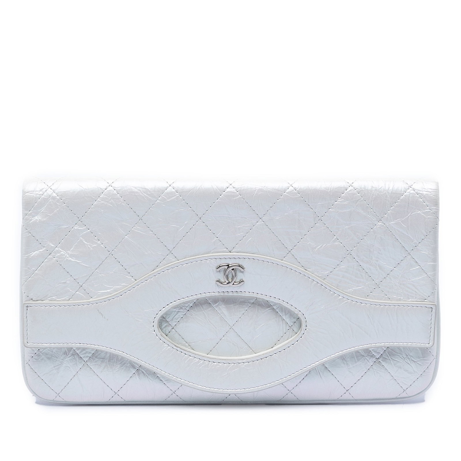 Chanel 31 Clutch in Iridescent Aged Calfskin Leather (1 of 8)