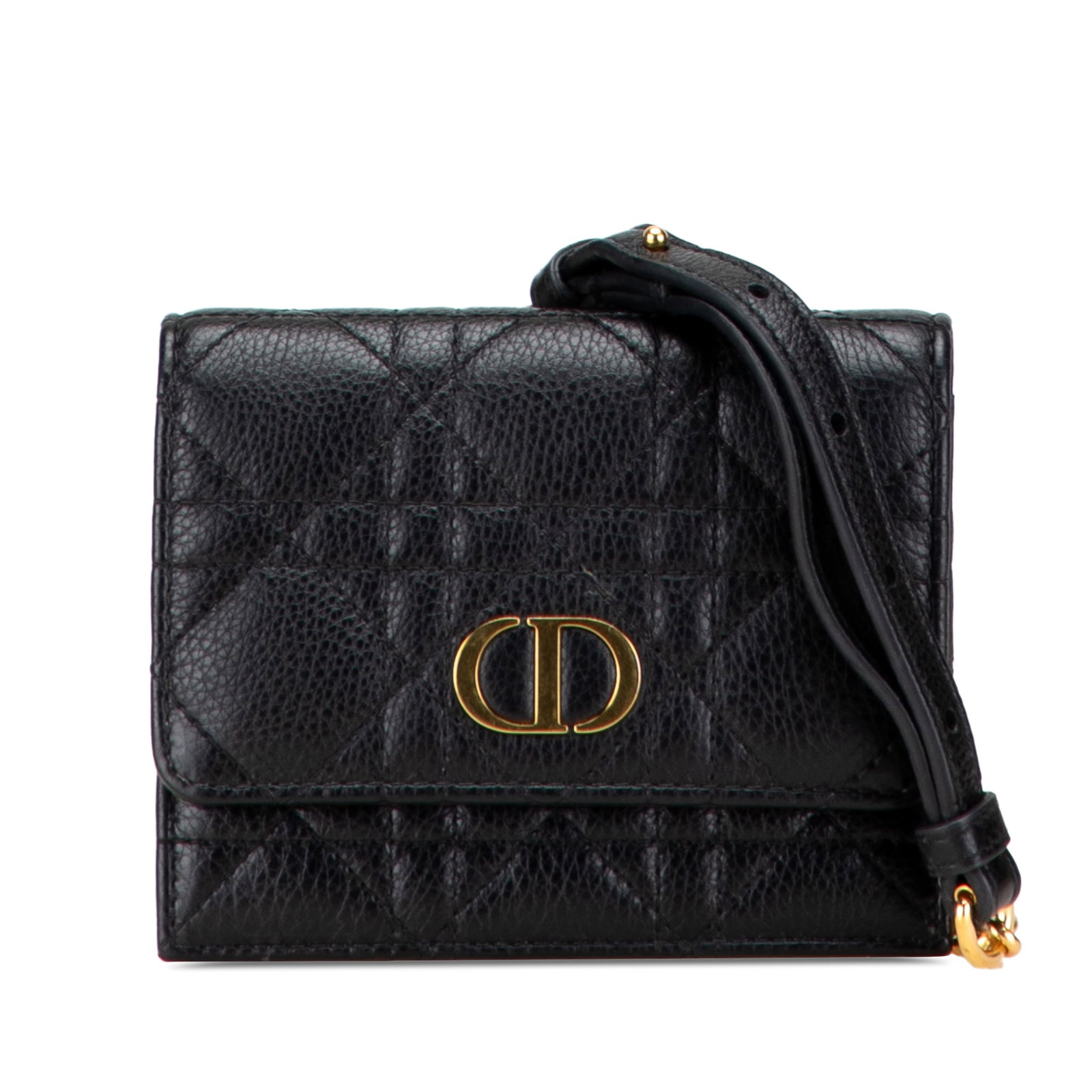 Dior Calfskin Cannage Caro Black Chain Belt Bag: Dior Calfskin Cannage Caro Black Chain Belt Bag Elevate your accessory collection with the Dior Calfskin Cannage Caro Chain Belt Bag. This stylish belt bag showcases a luxurious quilted leather body i