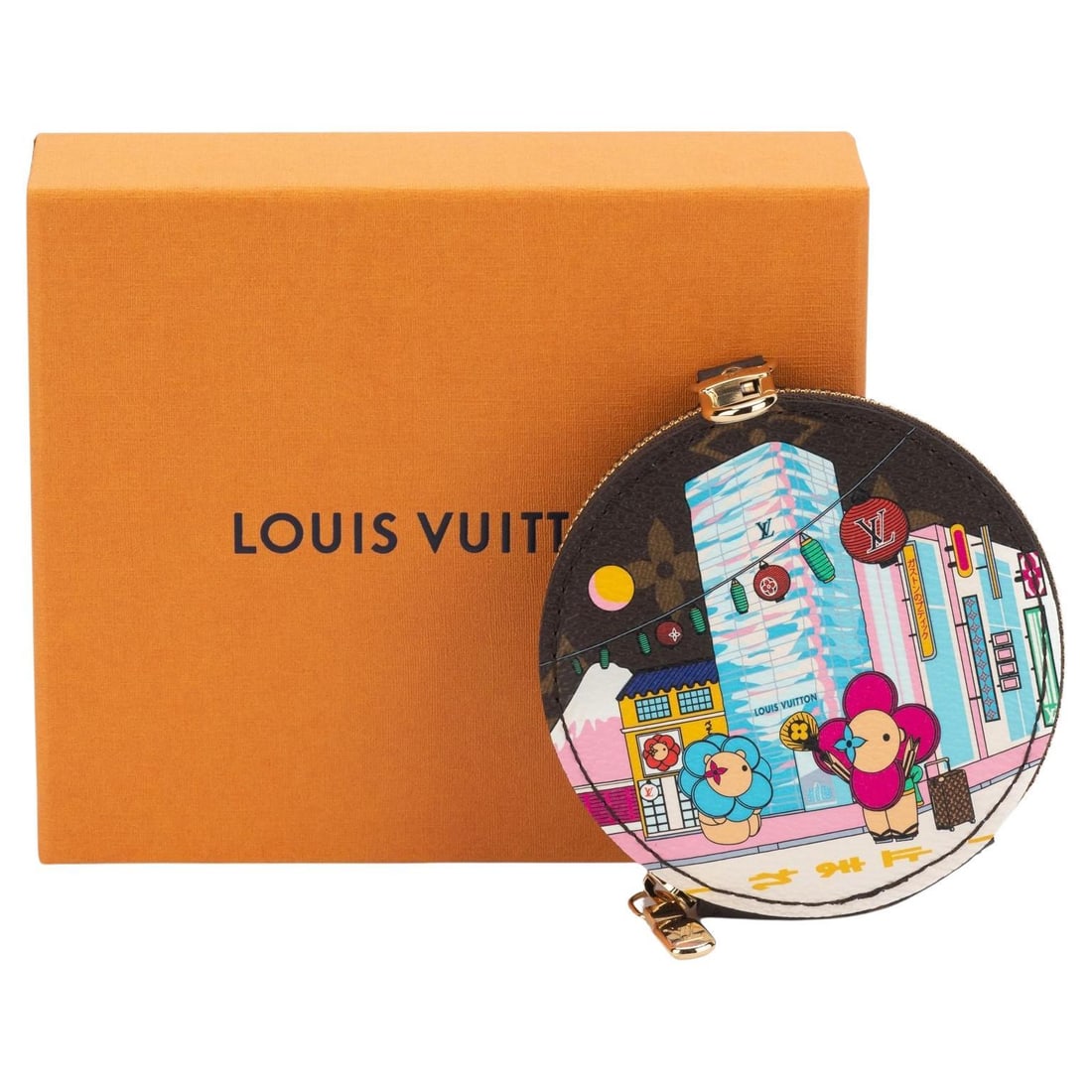 Louis Vuitton Round Coin Purse Vivienne Holiday Collection 2022: Louis Vuitton Round Coin Purse Vivienne Holiday Collection 2022 Introducing the Louis Vuitton Round Coin Purse from the exclusive Vivienne Holiday Collection 2022. This stunning piece pays tribute to 