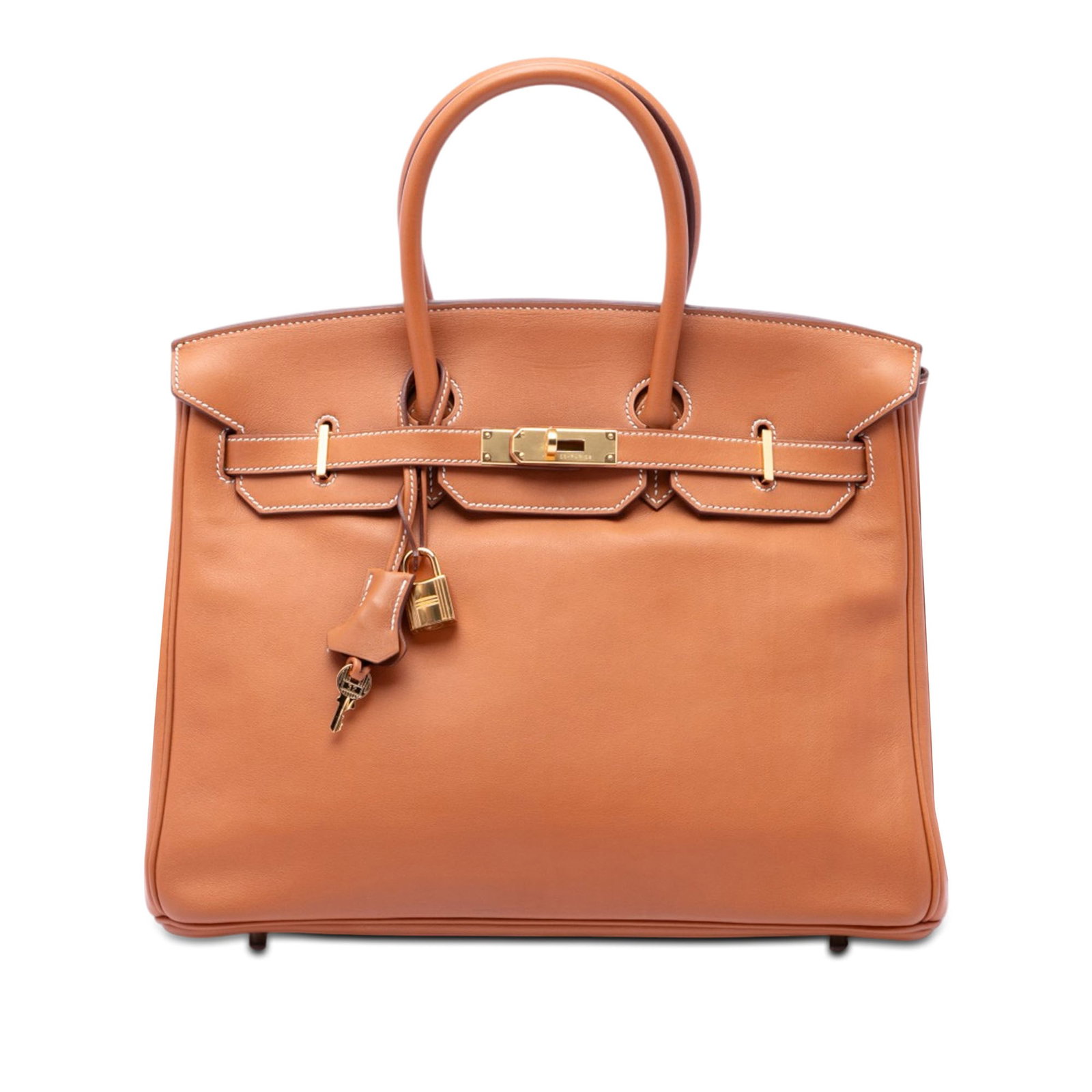 Hermes Birkin Retourne 35 Courchevel Leather Handbag: Hermes Birkin Retourne 35 Courchevel Leather Handbag Hermes Courchevel Birkin Retourne 35 in Gold Courchevel leather with gold-tone hardware. This handbag features rolled leather handles, a front flap