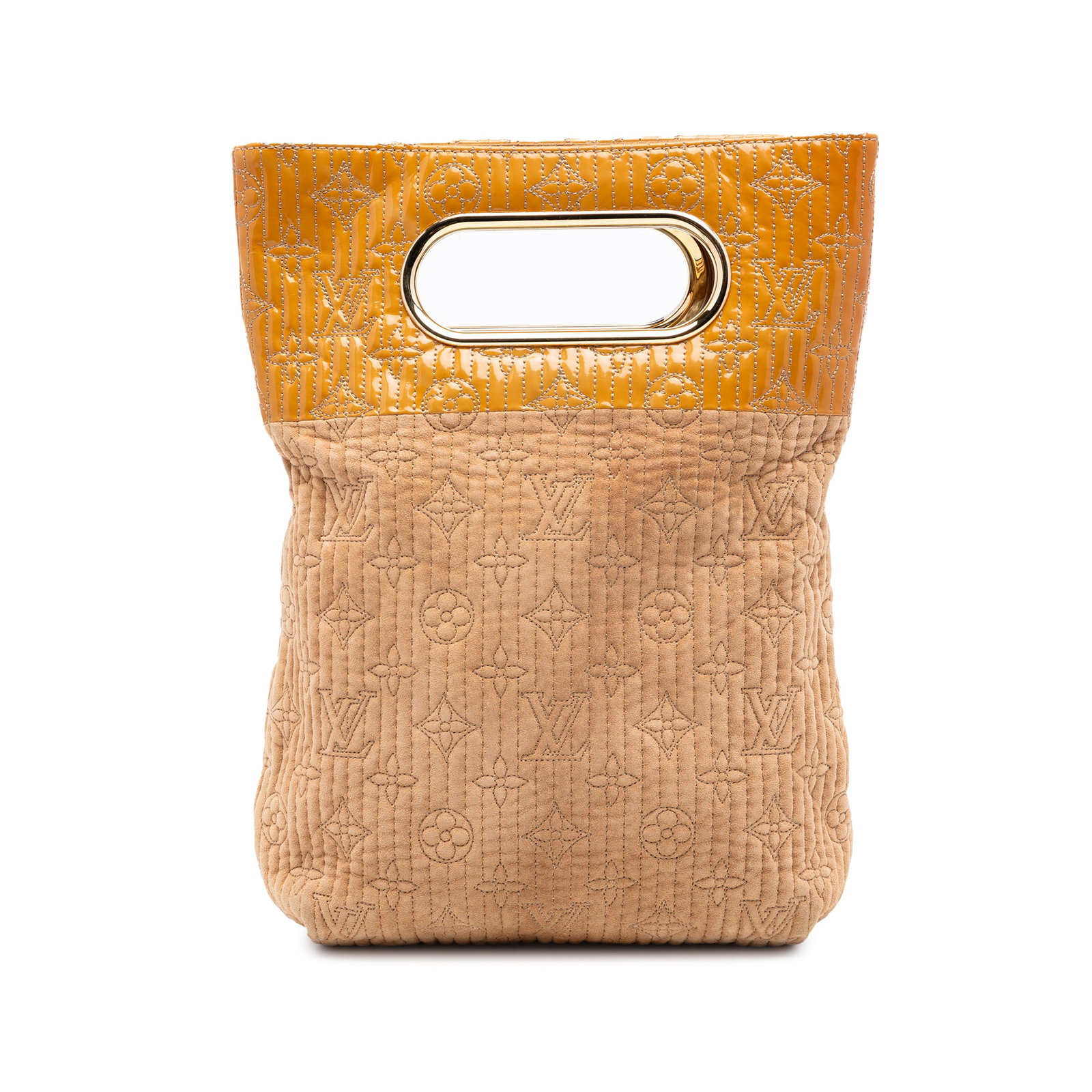 Louis Vuitton Motard After Dark Monogram suede handbag (1 of 6)