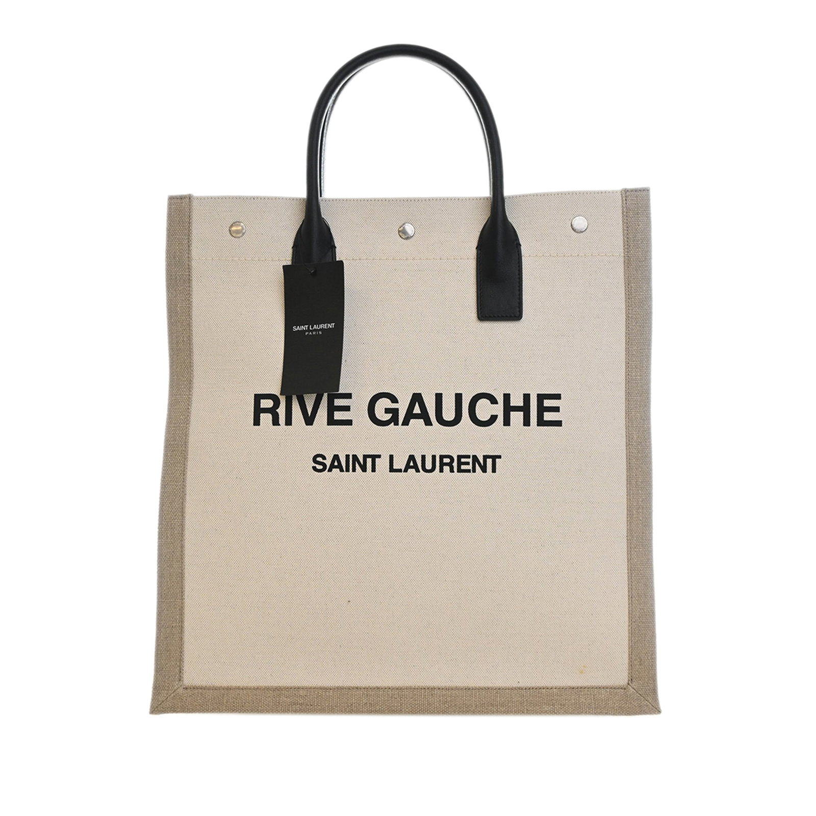 Saint Laurent Rive Gauche North South Tote in Mixed Fibers (1 of 14)