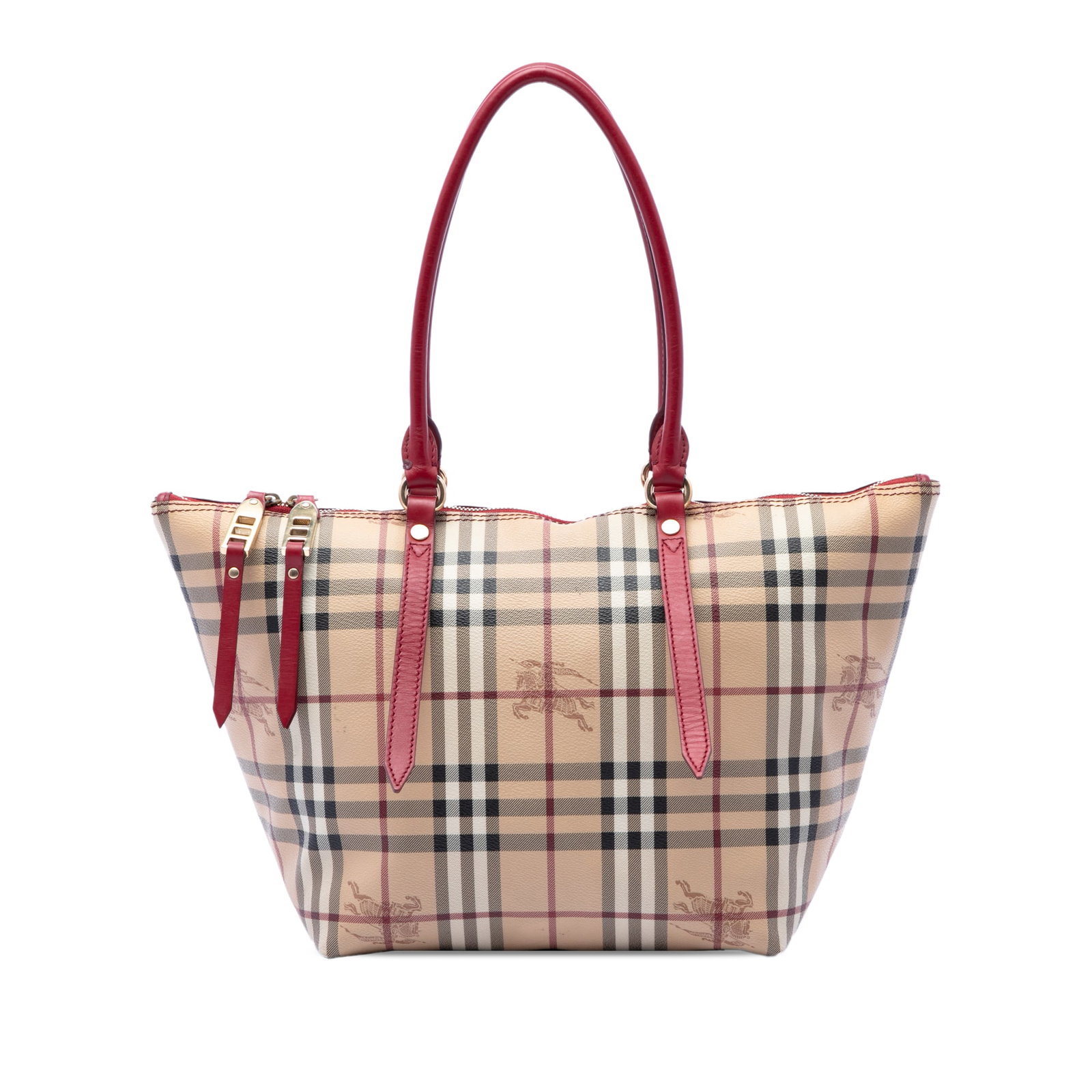 Burberry Salisbury Small Haymarket Check Coated Canvas Tote (1 of 6)
