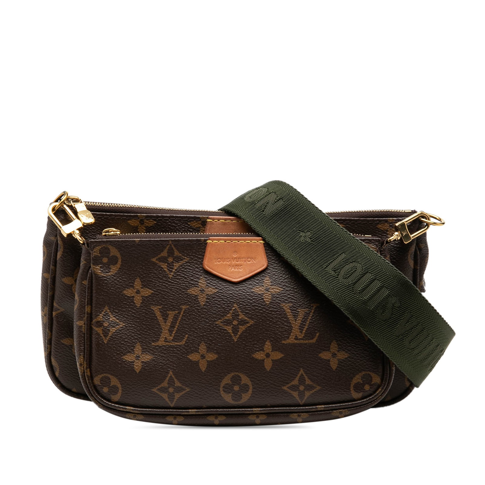 Louis Vuitton Multi Pochette Accessoires Monogram Canvas Shoulder Bag: Louis Vuitton Multi Pochette Accessoires Monogram Canvas Shoulder Bag Louis Vuitton Monogram Multi Pochette Accessoires bag with a monogram canvas body, detachable chain link strap, detachable flat ca