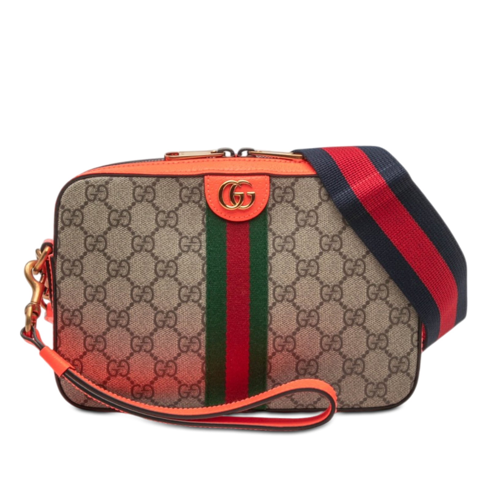 Gucci Ophidia Small Crossbody Bag GG Supreme Web Beige: Gucci Ophidia Small Crossbody Bag GG Supreme Web Beige Gucci Ophidia small crossbody bag in beige GG Supreme coated canvas with leather trim and the signature web strap. It features a top zip closure,