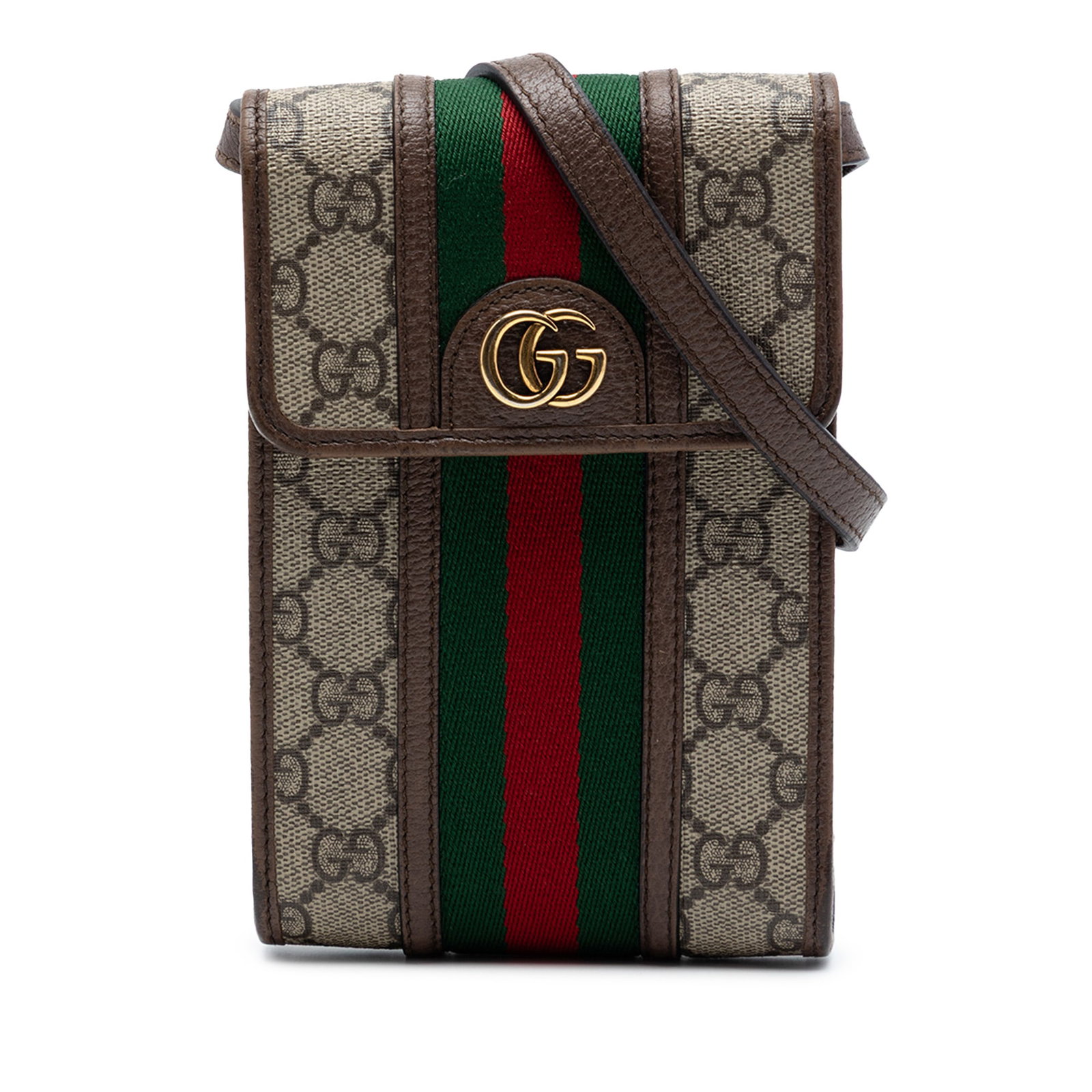Gucci Ophidia Mini Crossbody Bag GG Supreme Web Beige: Gucci Ophidia Mini Crossbody Bag GG Supreme Web Beige Gucci Ophidia crossbody bag crafted with a coated canvas body and leather trim. This mini bag features a flat leather strap, a front flap with mag