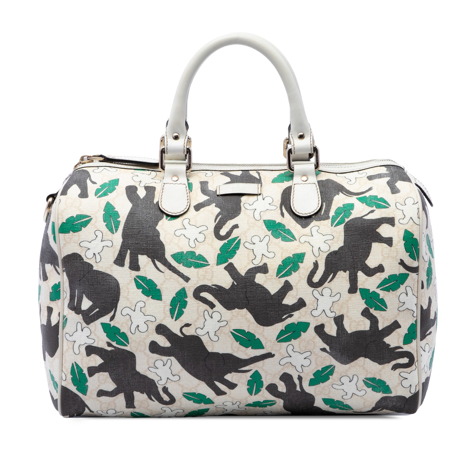 Gucci Joy Boston Bag Medium GG Supreme Snowman In Africa (1 of 6)