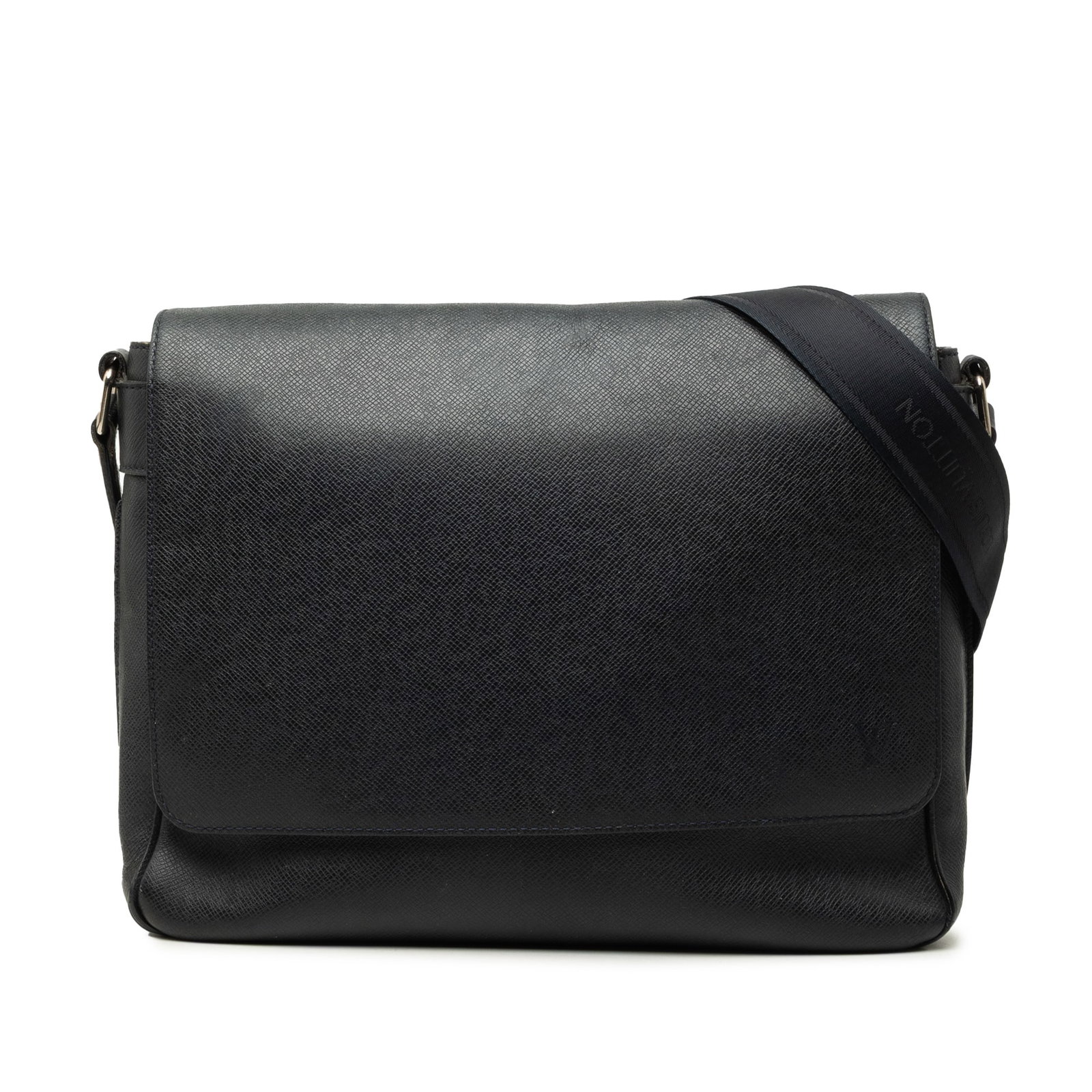 Louis Vuitton Roman MM Blue Taiga Leather Shoulder Bag: Louis Vuitton Roman MM Blue Taiga Leather Shoulder Bag Louis Vuitton Taiga Roman MM shoulder bag crafted in blue taiga leather with an adjustable flat canvas shoulder strap and a front flap with magne