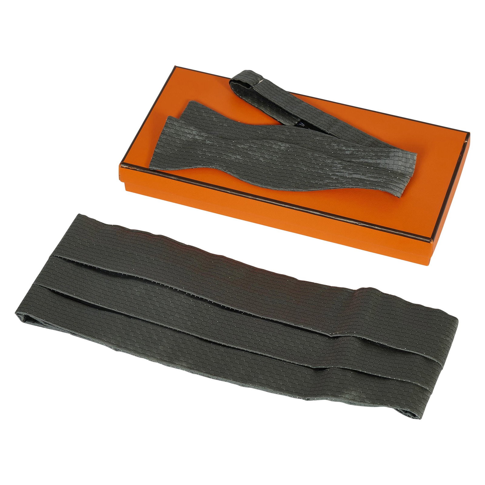 Hermes 2008 Obama Tuxedo Belt & Bow Tie Set (1 of 7)